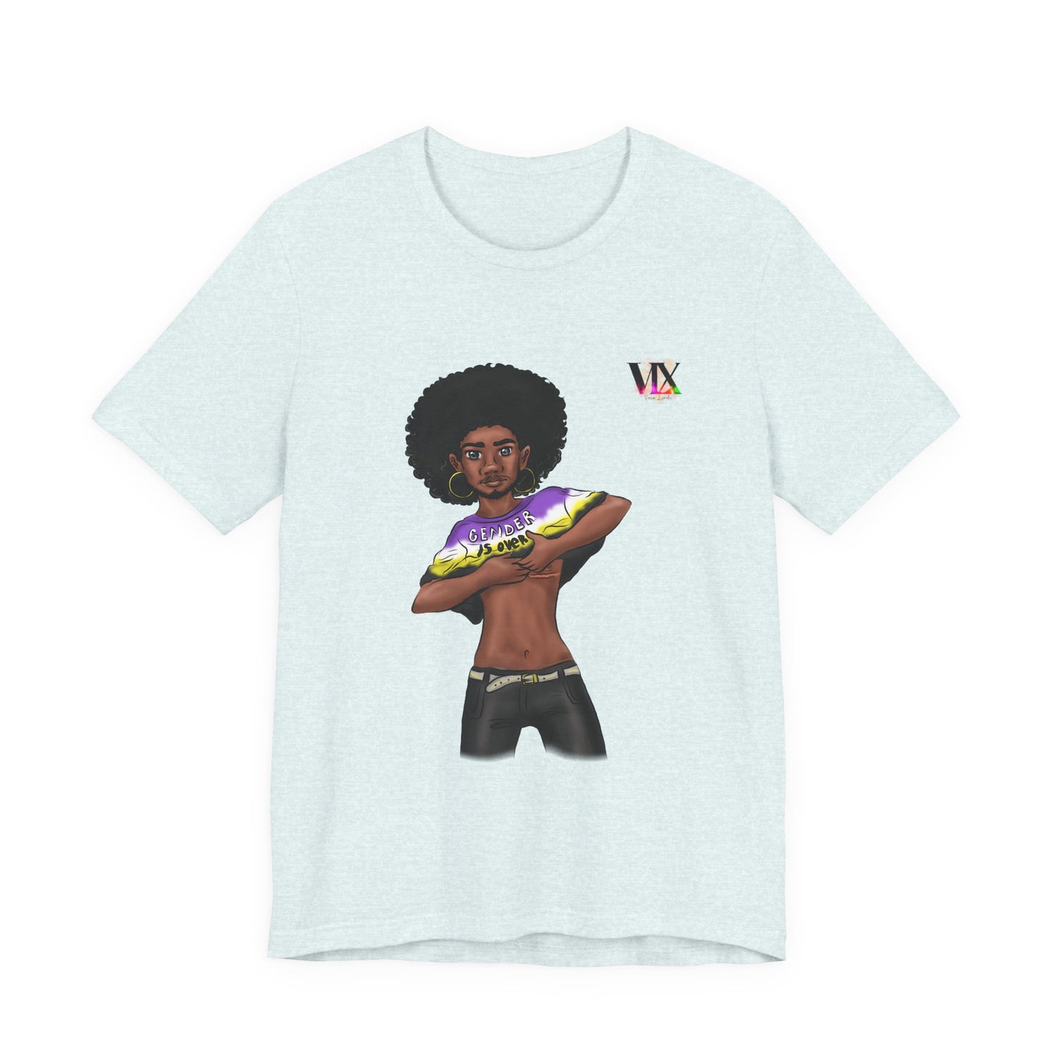 VOCE LINDX Classic Fit T‑Shirt – 100 % Airlume Cotton, Lightweight &amp; Breathable Tee