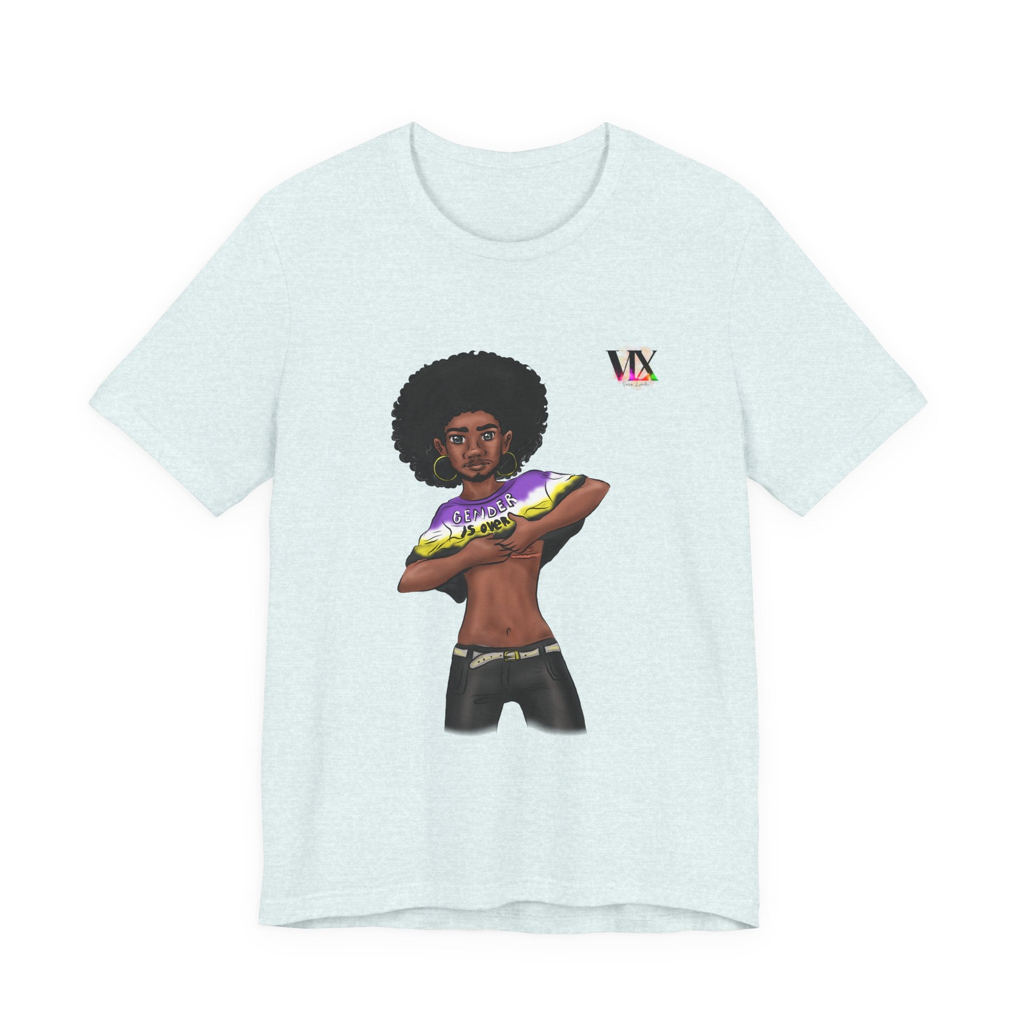VOCE LINDX Classic Fit T‑Shirt – 100 % Airlume Cotton, Lightweight &amp; Breathable Tee