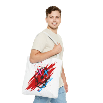 X Revolution Tote Bag – Gender-Free, Skull Art, Durable Polyester, Multiple Sizes | Inclusive LGBTQIA+ Accessory | Voce Lindx