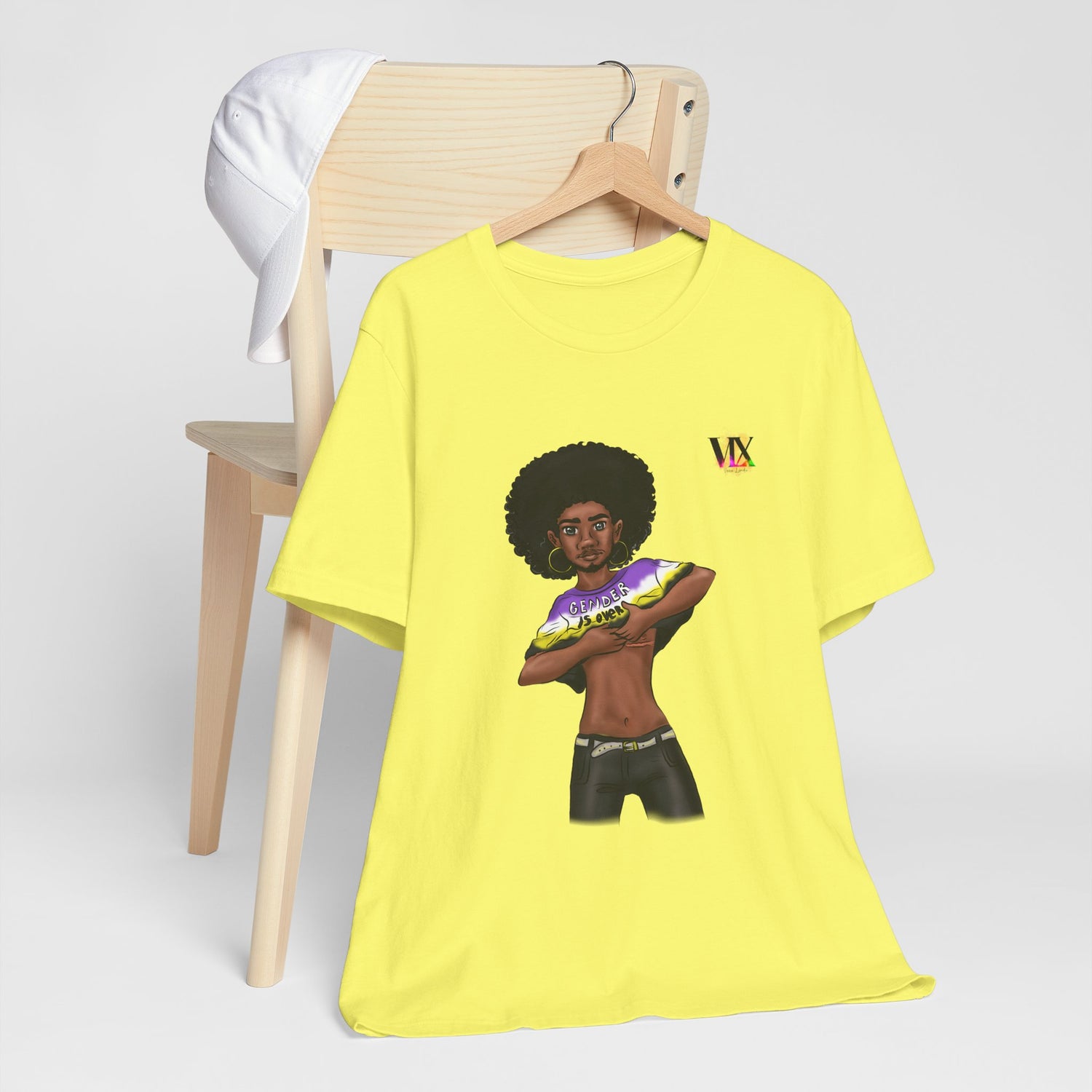 VOCE LINDX Classic Fit T‑Shirt – 100 % Airlume Cotton, Lightweight &amp; Breathable Tee