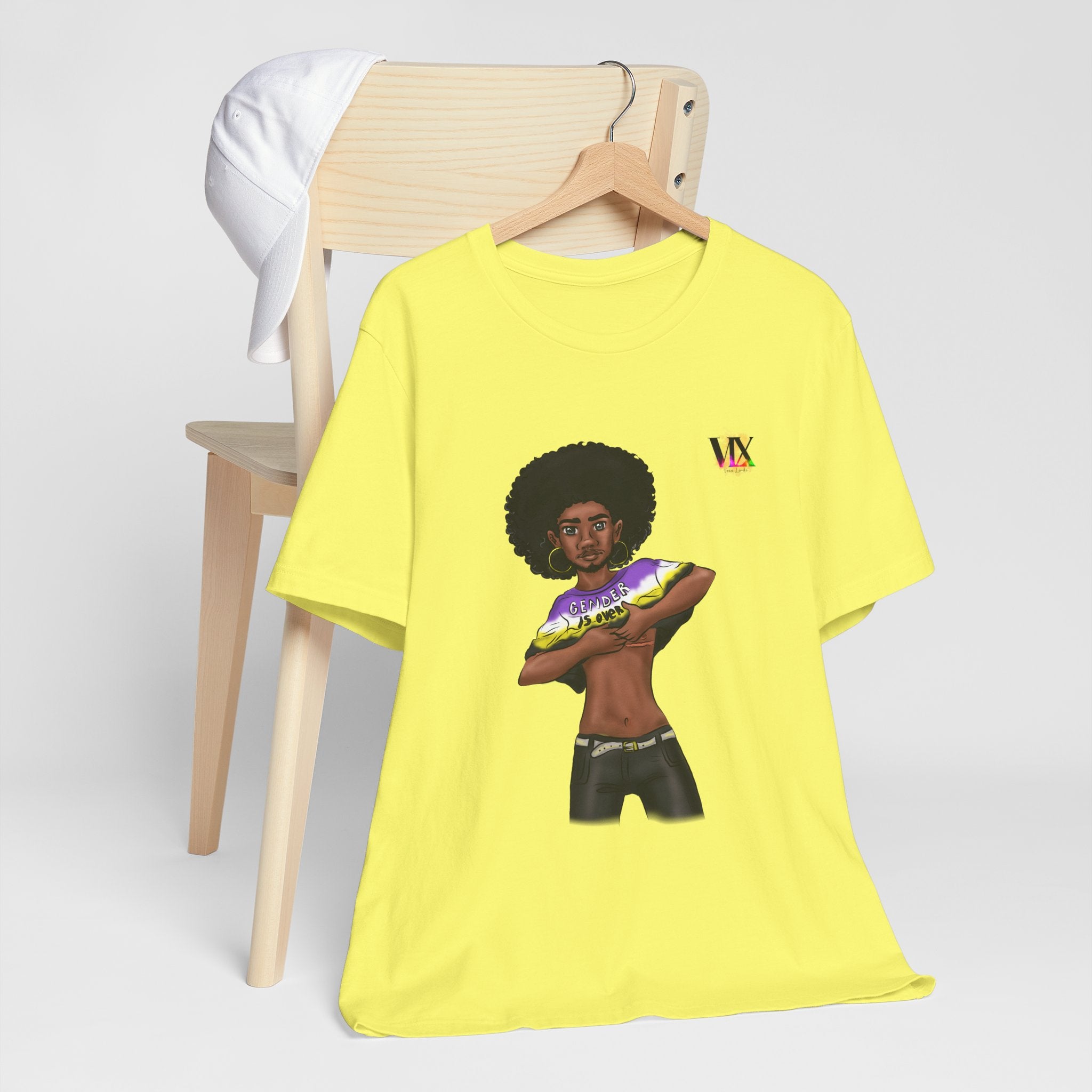 VOCE LINDX Classic Fit T‑Shirt – 100 % Airlume Cotton, Lightweight &amp; Breathable Tee