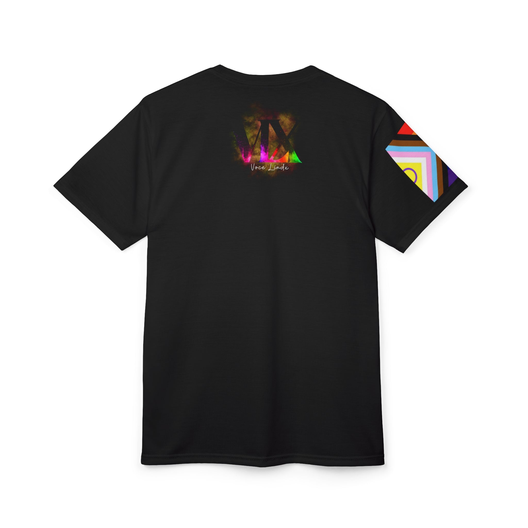 Don’t Hide Your Pride Gender-Free Tee – Rainbow Heart, Inclusive LGBTQIA+ Fashion | Voce Lindx