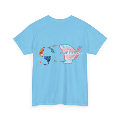 Gender-Free Heavy Cotton Tee – Classic Fit, 100% Cotton, Inclusive Basic Wardrobe Staple | Voce Lindx