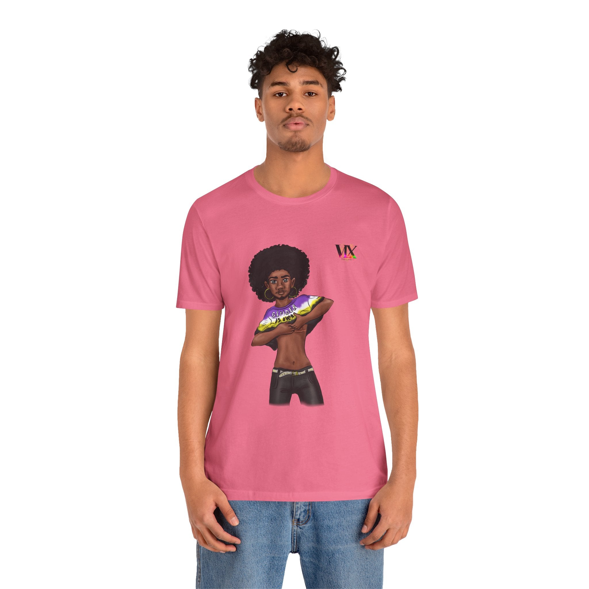 VOCE LINDX Classic Fit T‑Shirt – 100 % Airlume Cotton, Lightweight &amp; Breathable Tee