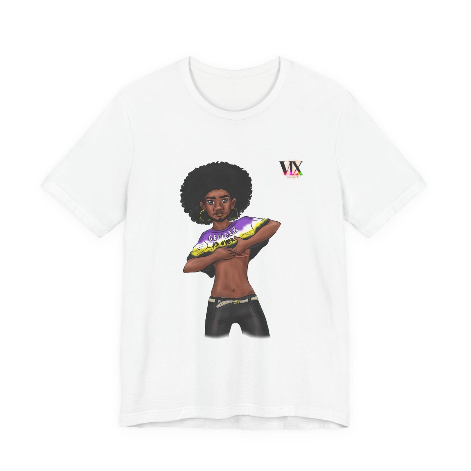 VOCE LINDX Classic Fit T‑Shirt – 100 % Airlume Cotton, Lightweight &amp; Breathable Tee