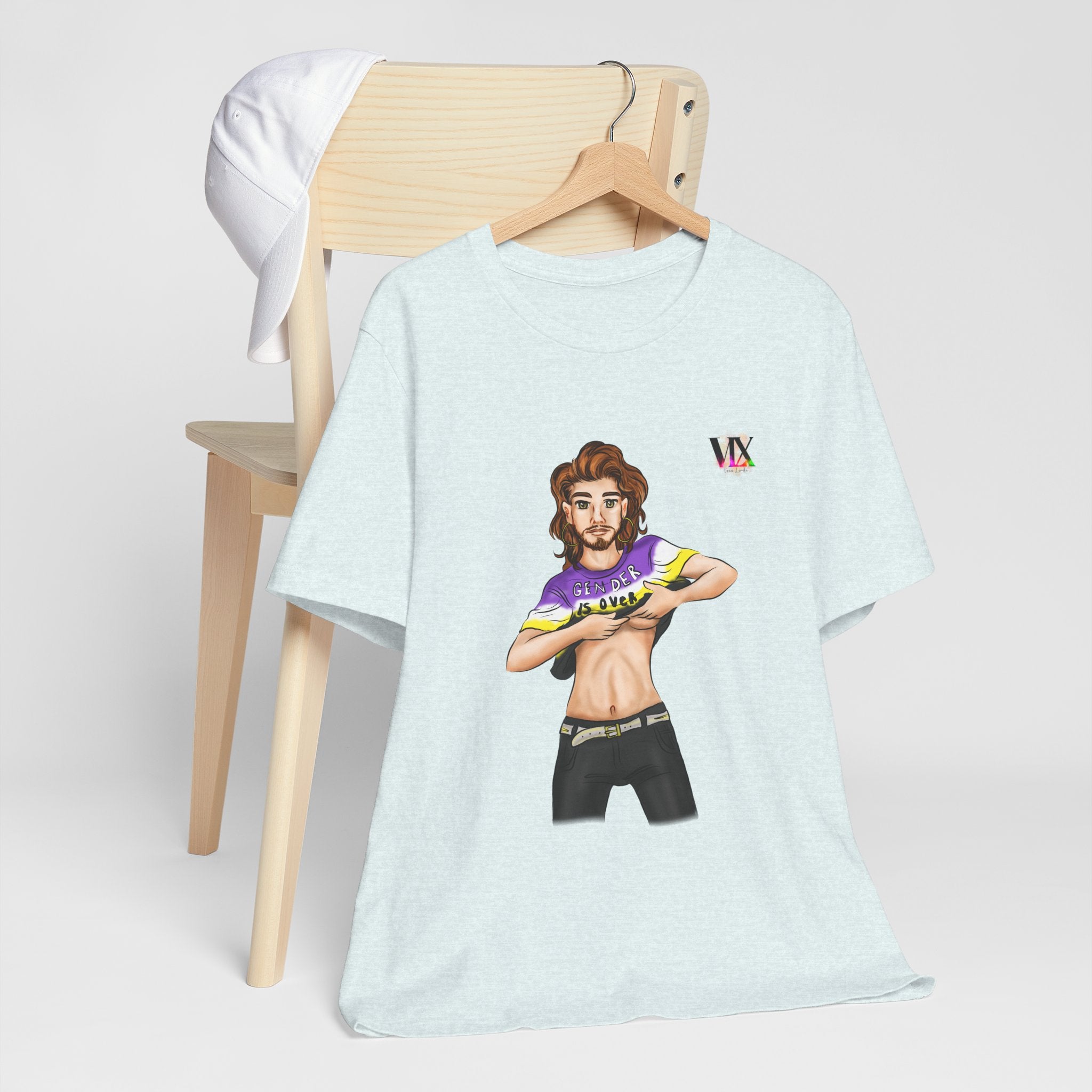 VOCE LINDX Classic Fit Cotton T‑Shirt – 100 % Airlume Combed &amp; Ring‑Spun Cotton – Lightweight, Breathable Tee