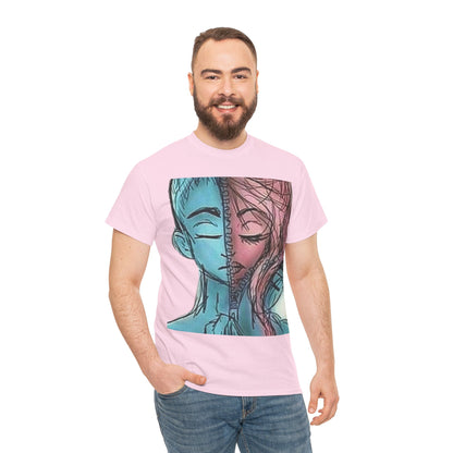 Gender-Free Heavy Cotton Tee – Classic Fit, 100% Cotton, Inclusive Basic Wardrobe Staple | Voce Lindx