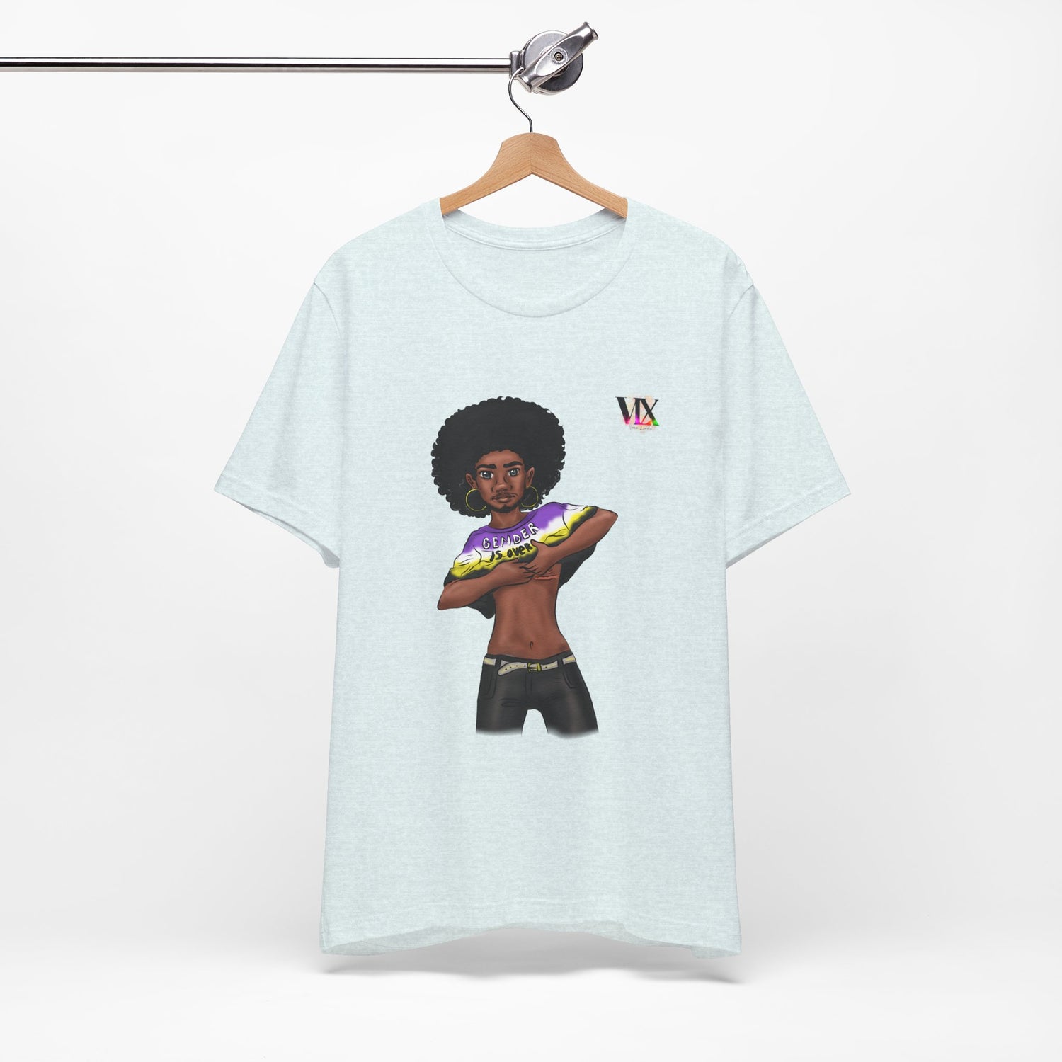 VOCE LINDX Classic Fit T‑Shirt – 100 % Airlume Cotton, Lightweight &amp; Breathable Tee