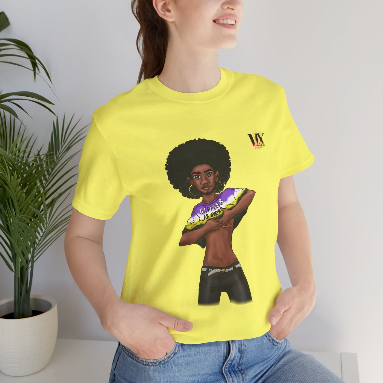 VOCE LINDX Classic Fit T‑Shirt – 100 % Airlume Cotton, Lightweight &amp; Breathable Tee