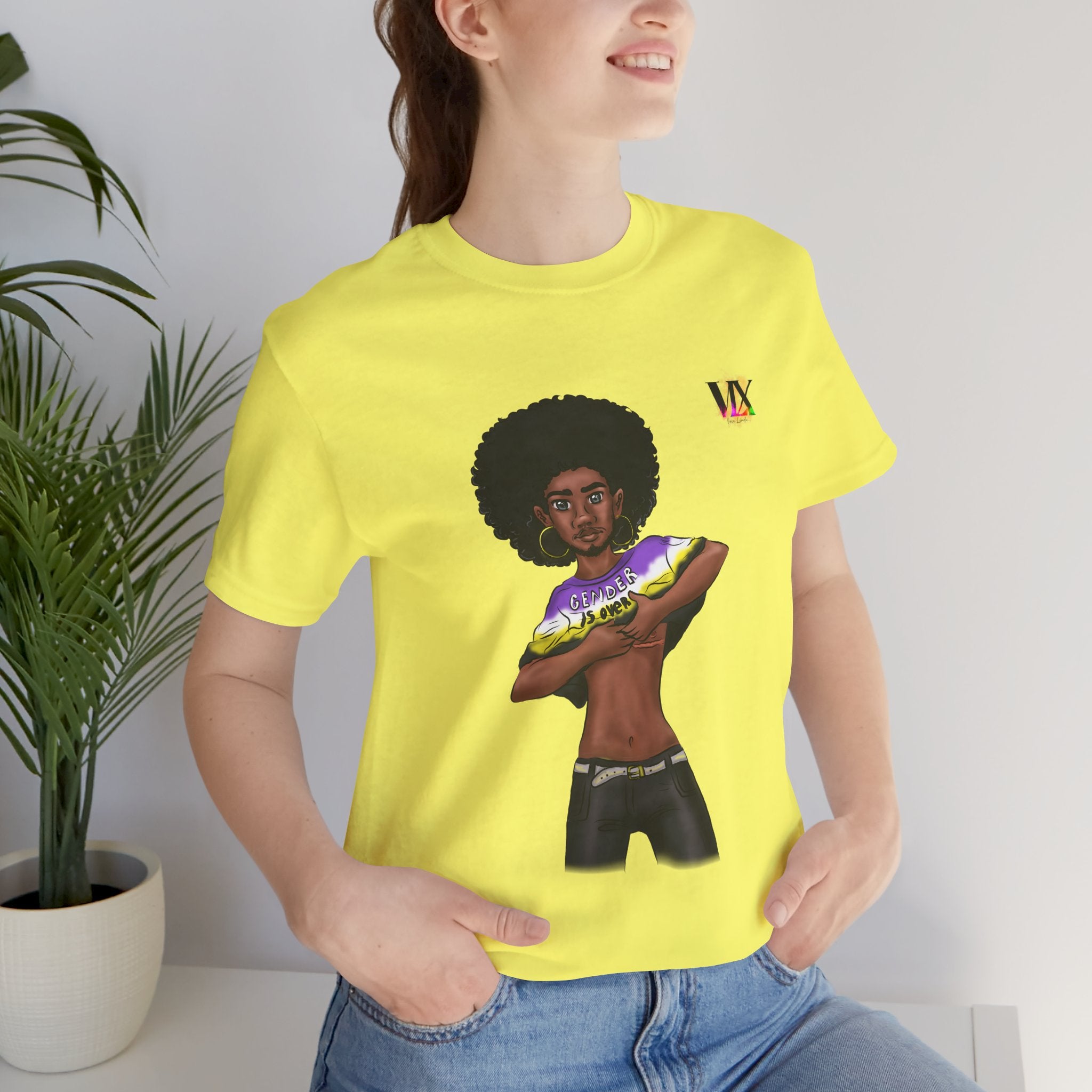 VOCE LINDX Classic Fit T‑Shirt – 100 % Airlume Cotton, Lightweight &amp; Breathable Tee