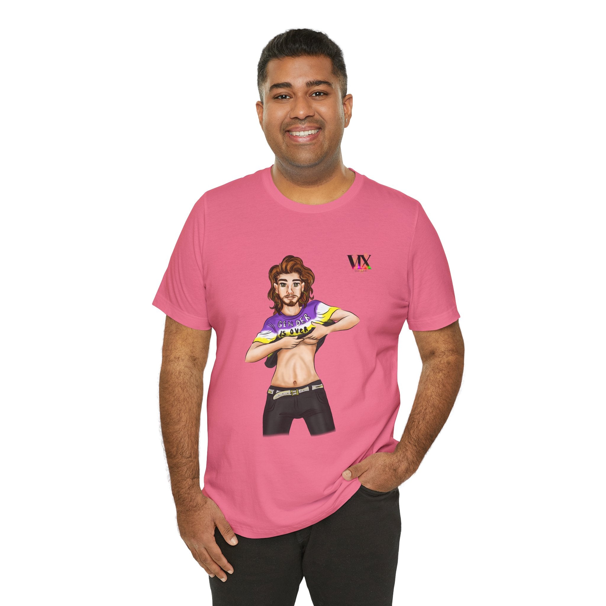 VOCE LINDX Classic Fit Cotton T‑Shirt – 100 % Airlume Combed &amp; Ring‑Spun Cotton – Lightweight, Breathable Tee