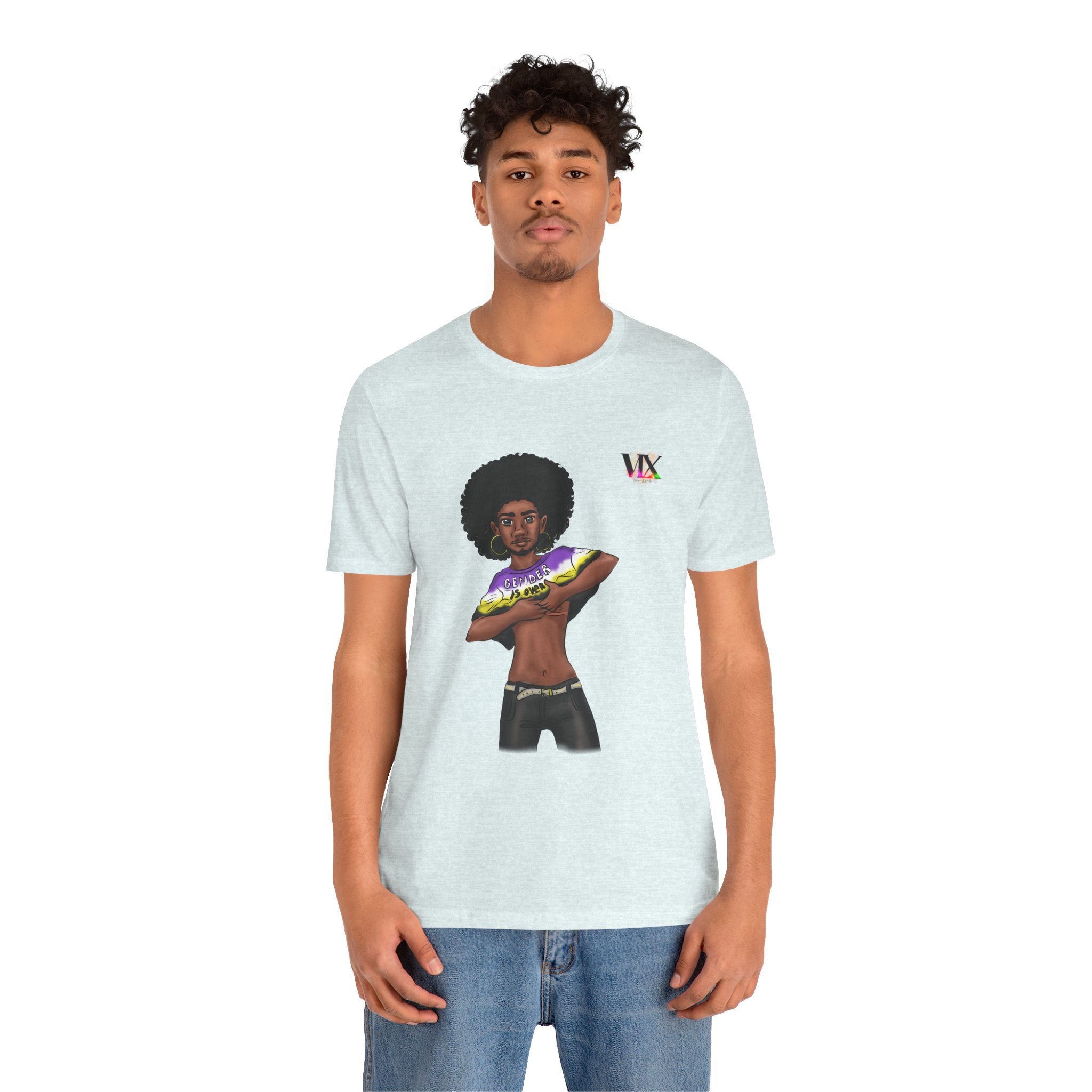 VOCE LINDX Classic Fit T‑Shirt – 100 % Airlume Cotton, Lightweight &amp; Breathable Tee