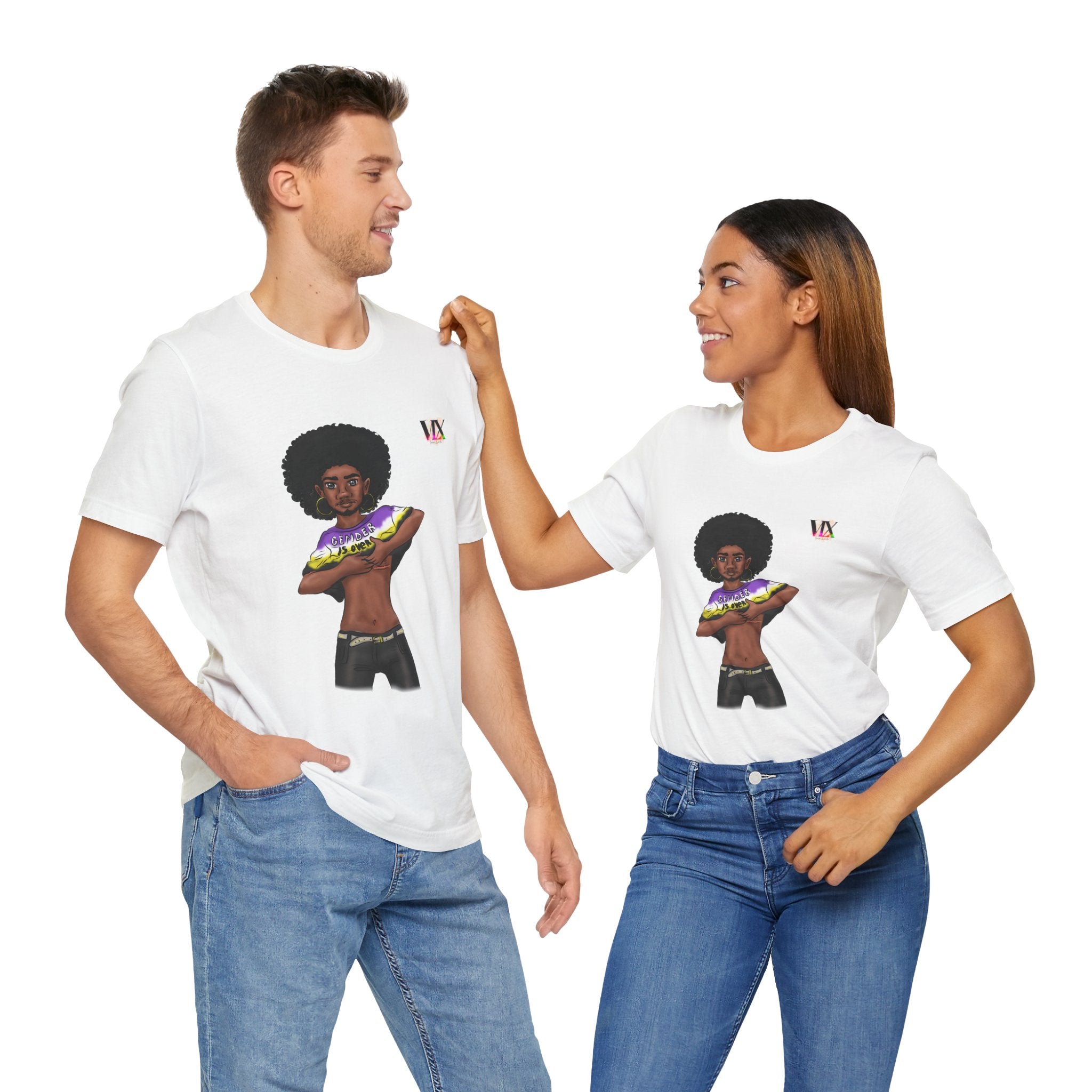 VOCE LINDX Classic Fit T‑Shirt – 100 % Airlume Cotton, Lightweight &amp; Breathable Tee