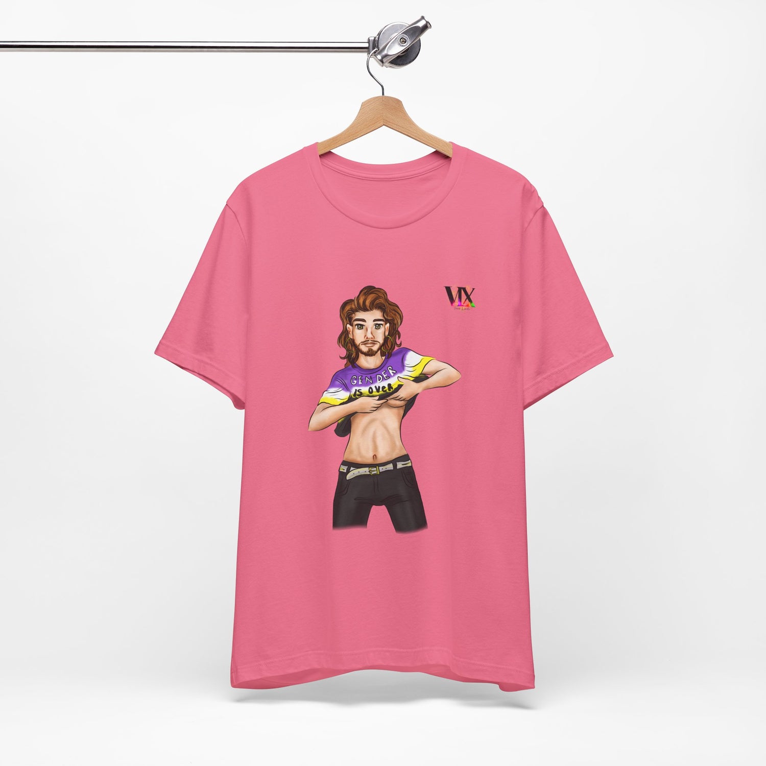 VOCE LINDX Classic Fit Cotton T‑Shirt – 100 % Airlume Combed &amp; Ring‑Spun Cotton – Lightweight, Breathable Tee
