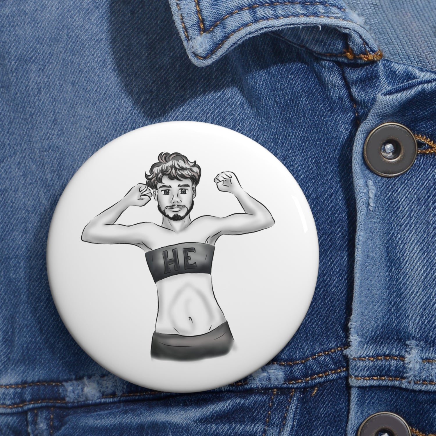 VOCE LINDX Custom Pride Pin Buttons – Personalised LGBTQIA+ Activist Badge Collection
