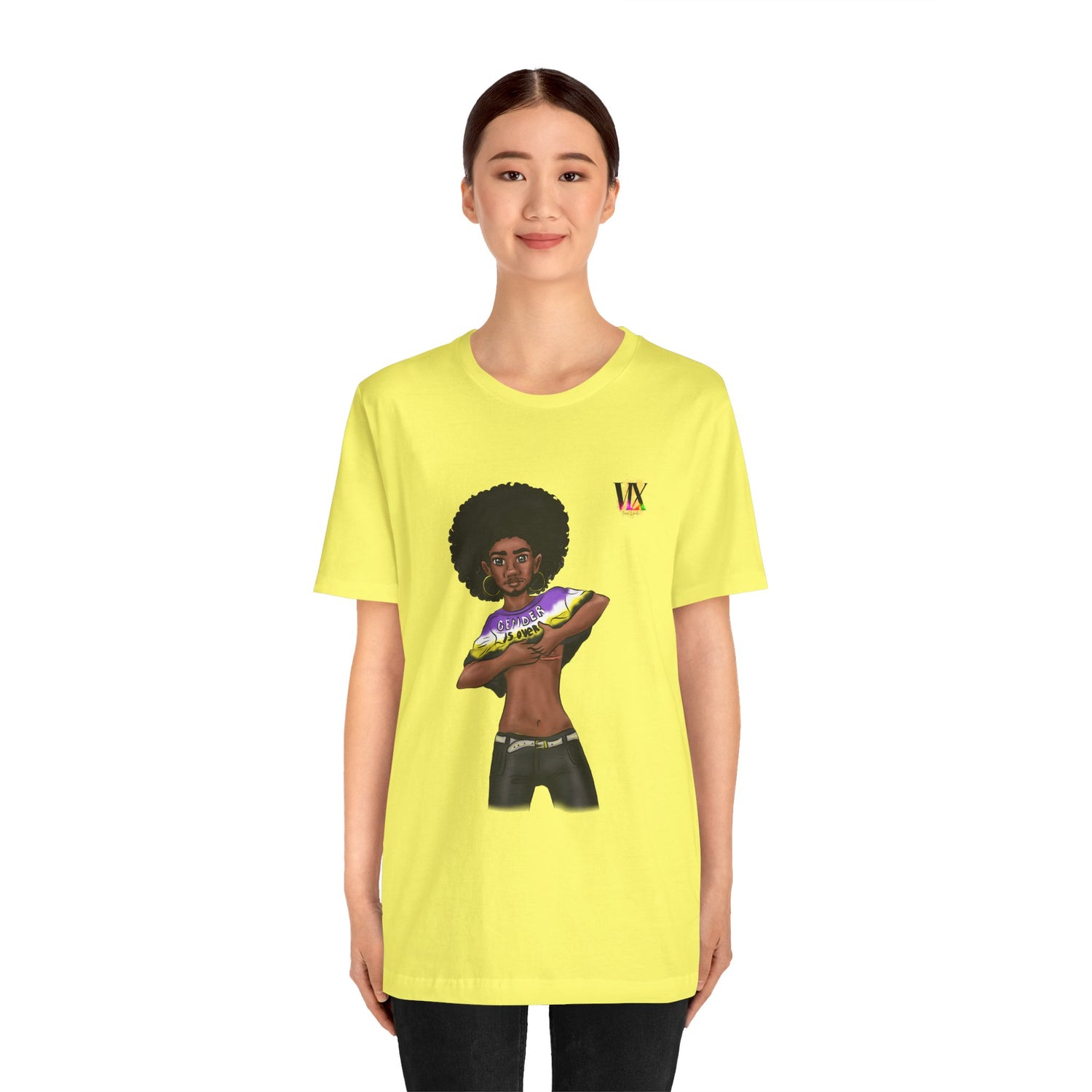 VOCE LINDX Classic Fit T‑Shirt – 100 % Airlume Cotton, Lightweight &amp; Breathable Tee