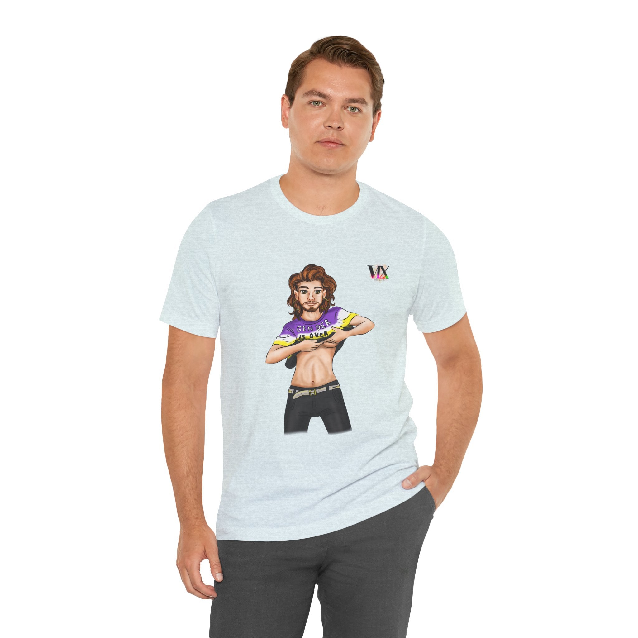 VOCE LINDX Classic Fit Cotton T‑Shirt – 100 % Airlume Combed &amp; Ring‑Spun Cotton – Lightweight, Breathable Tee
