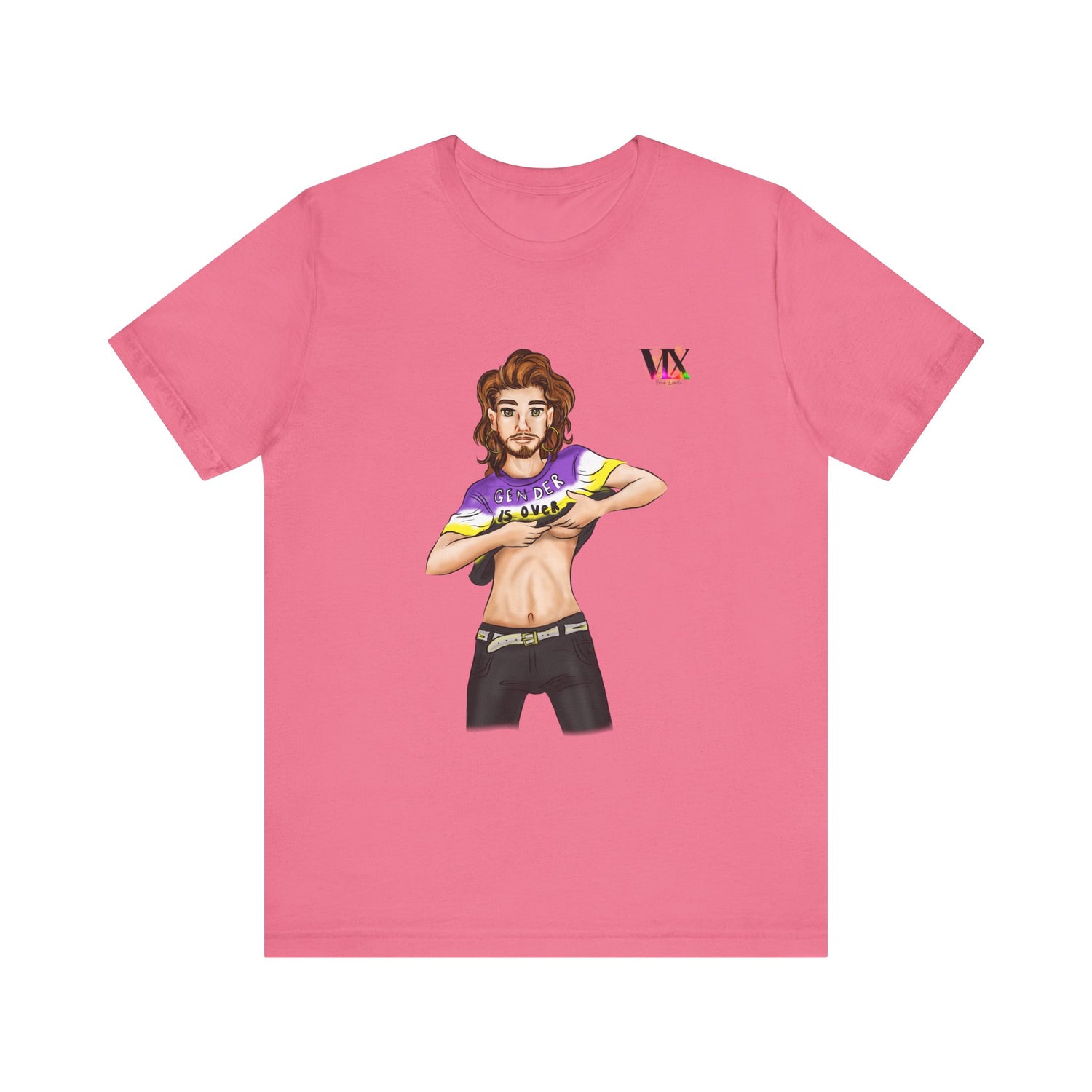 VOCE LINDX Classic Fit Cotton T‑Shirt – 100 % Airlume Combed &amp; Ring‑Spun Cotton – Lightweight, Breathable Tee