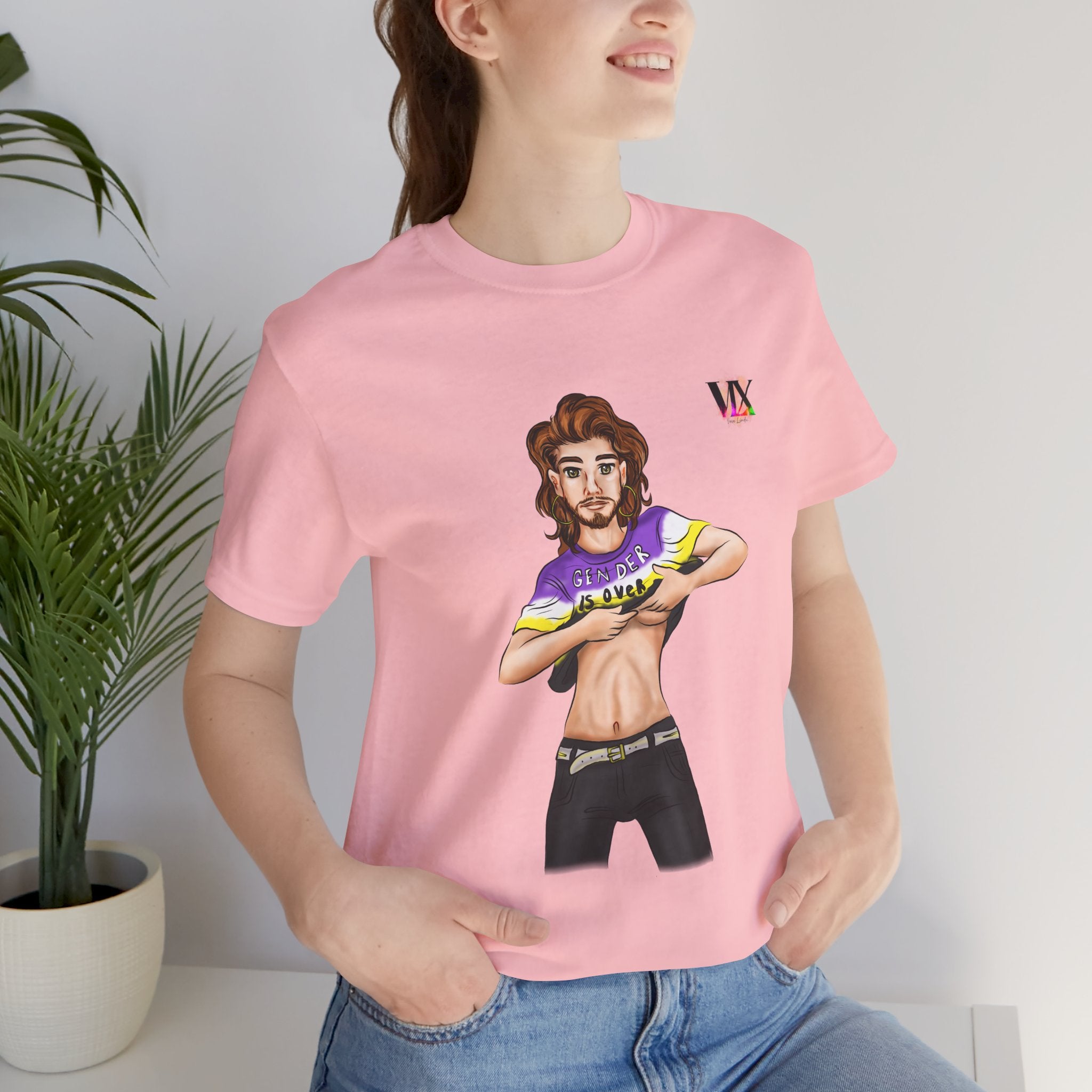 VOCE LINDX Classic Fit Cotton T‑Shirt – 100 % Airlume Combed &amp; Ring‑Spun Cotton – Lightweight, Breathable Tee