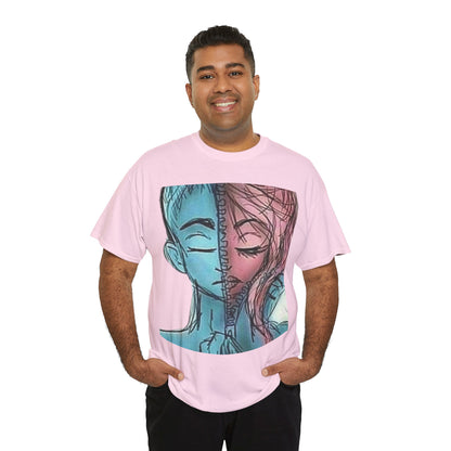 Gender-Free Heavy Cotton Tee – Classic Fit, 100% Cotton, Inclusive Basic Wardrobe Staple | Voce Lindx