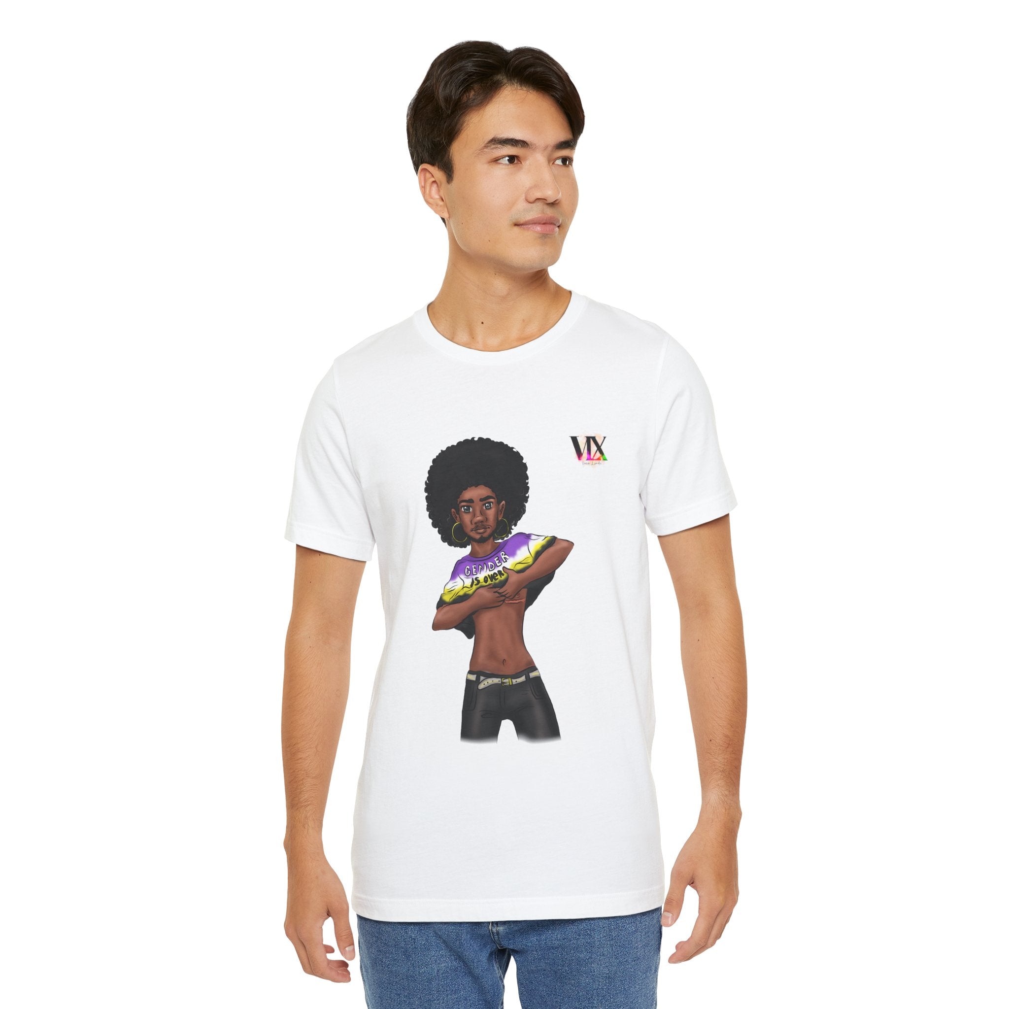 VOCE LINDX Classic Fit T‑Shirt – 100 % Airlume Cotton, Lightweight &amp; Breathable Tee