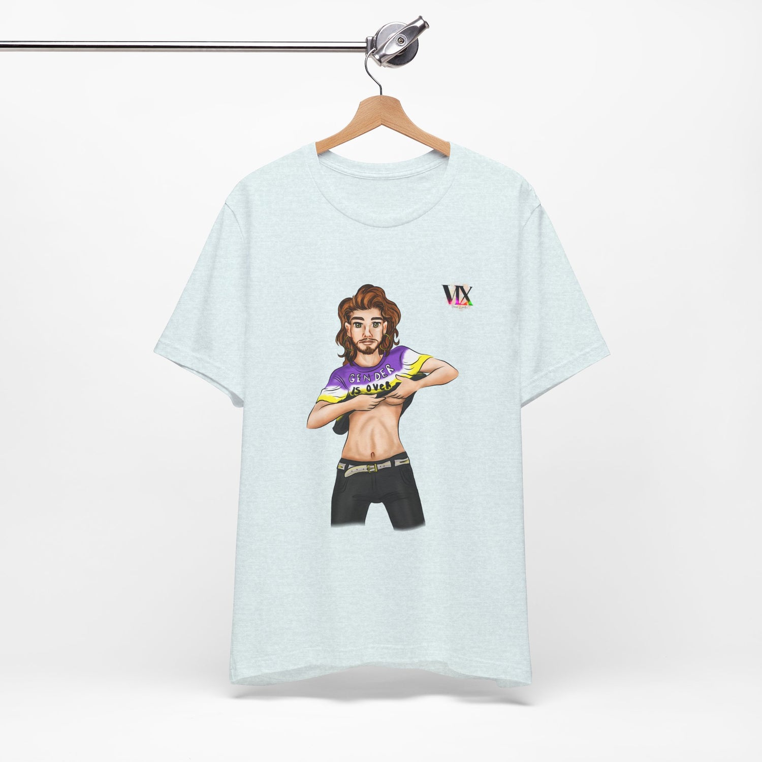 VOCE LINDX Classic Fit Cotton T‑Shirt – 100 % Airlume Combed &amp; Ring‑Spun Cotton – Lightweight, Breathable Tee