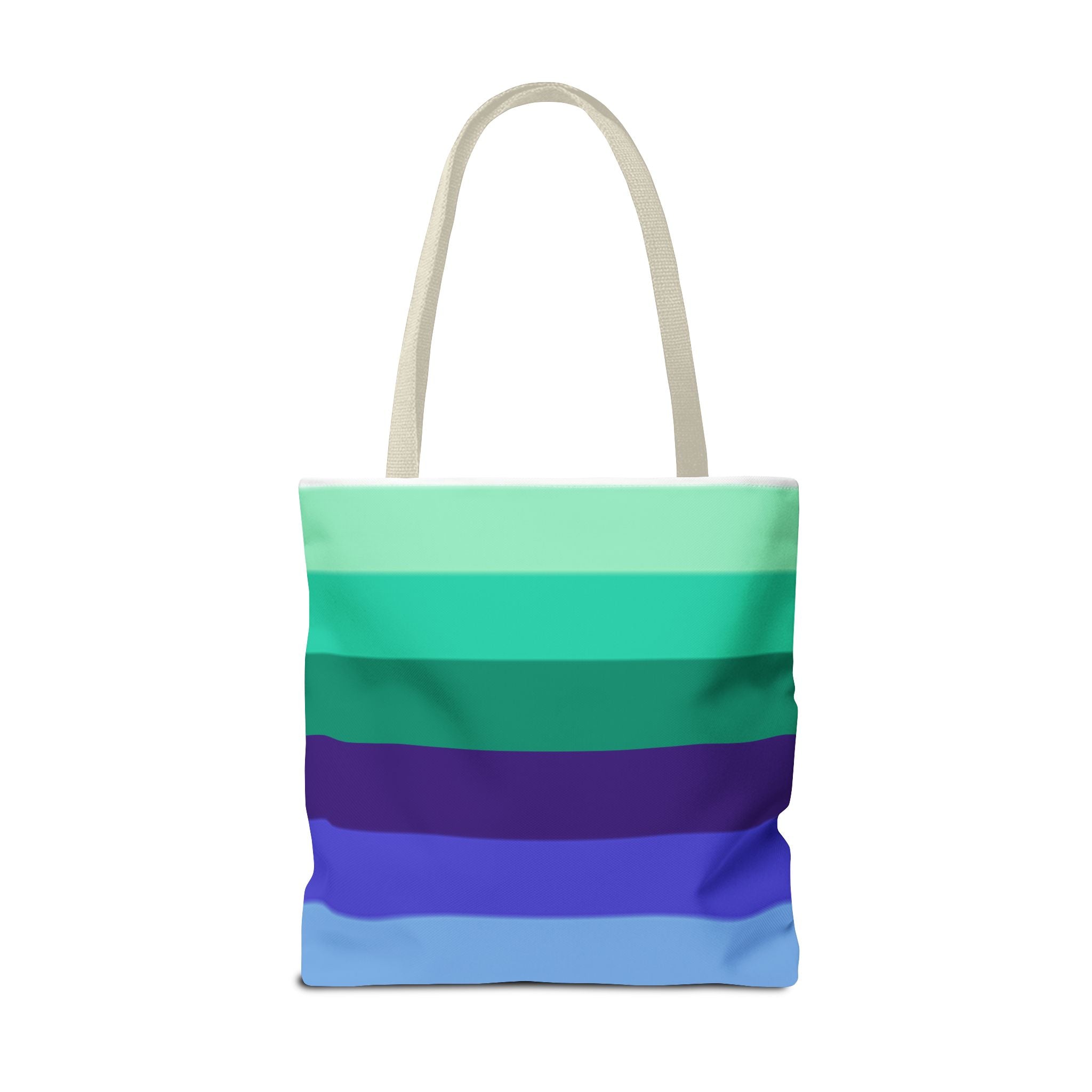 Gay Pride Flag Tote Bag – Durable Polyester, Multiple Sizes &amp; Handle Colors | Inclusive LGBTQIA+ Accessory | Voce Lindx