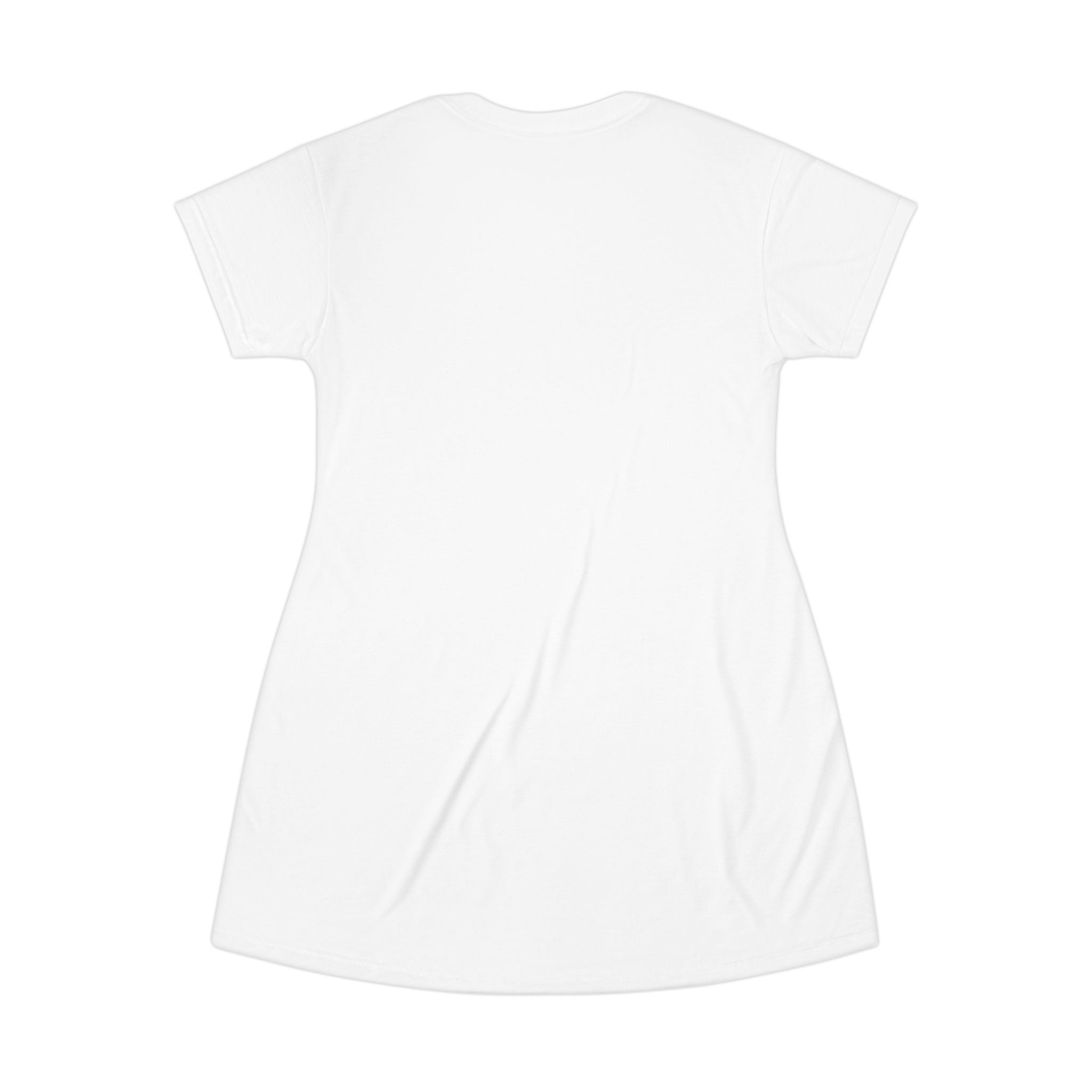 Gender Is Over T-Shirt Dress – Gender-Free, Black Representation Art, Lightweight Polyester | Voce Lindx