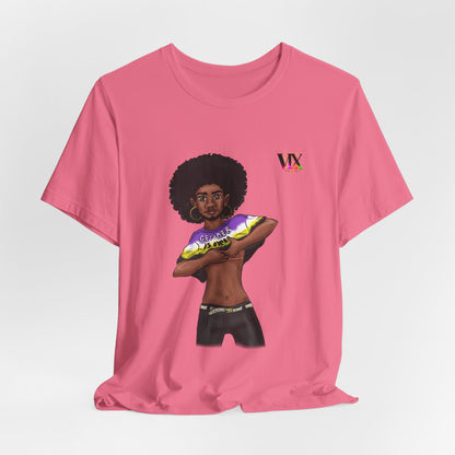 VOCE LINDX Classic Fit T‑Shirt – 100 % Airlume Cotton, Lightweight &amp; Breathable Tee