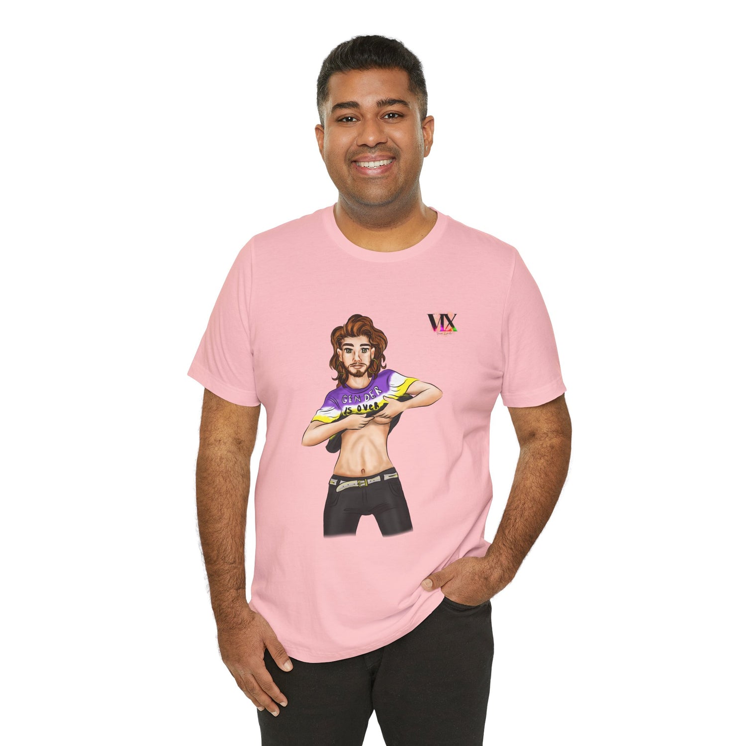 VOCE LINDX Classic Fit Cotton T‑Shirt – 100 % Airlume Combed &amp; Ring‑Spun Cotton – Lightweight, Breathable Tee