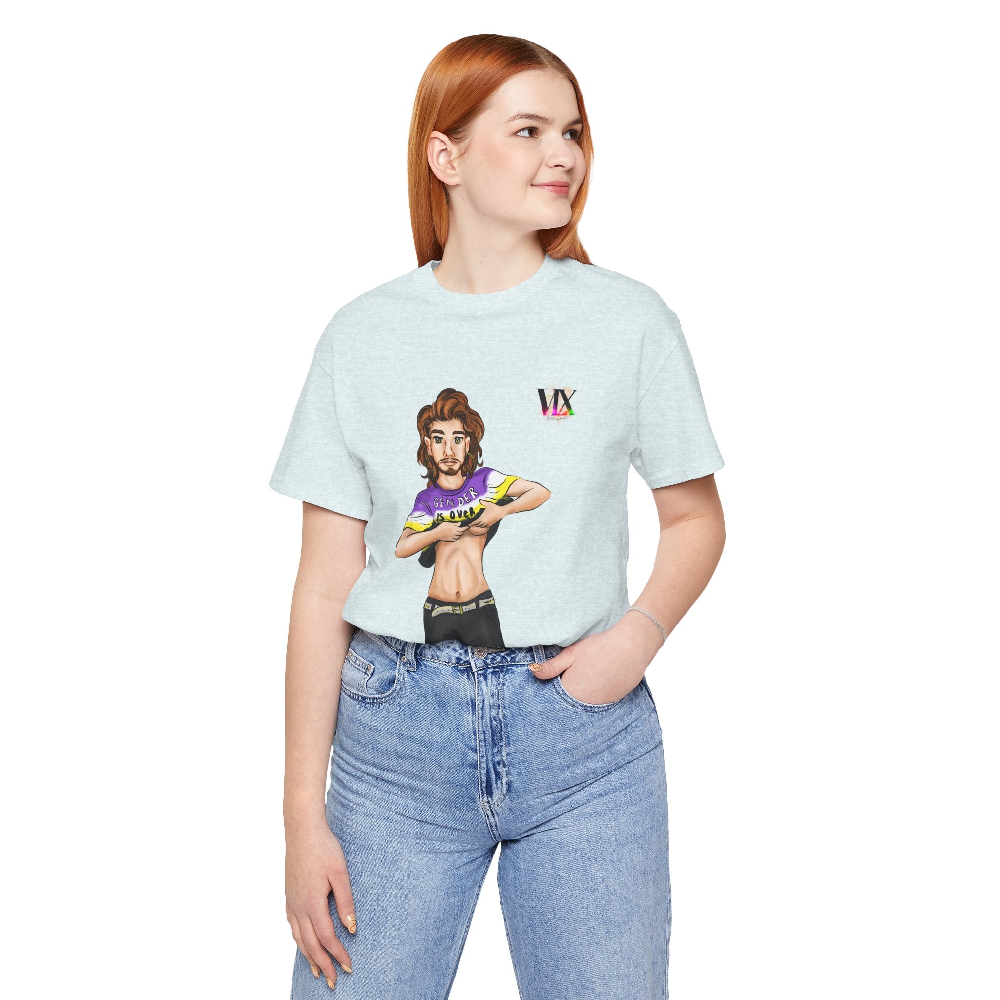VOCE LINDX Classic Fit Cotton T‑Shirt – 100 % Airlume Combed &amp; Ring‑Spun Cotton – Lightweight, Breathable Tee