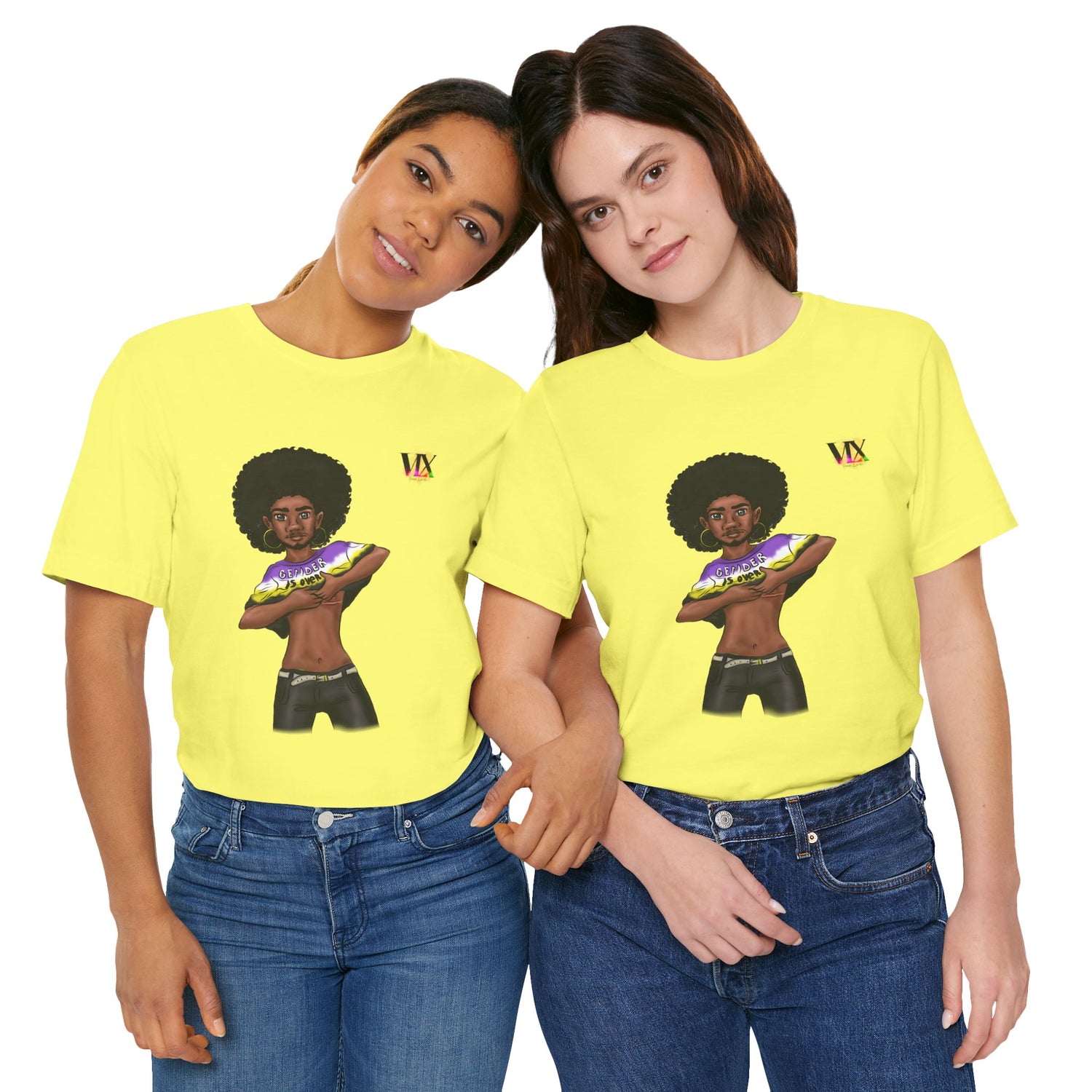 VOCE LINDX Classic Fit T‑Shirt – 100 % Airlume Cotton, Lightweight &amp; Breathable Tee