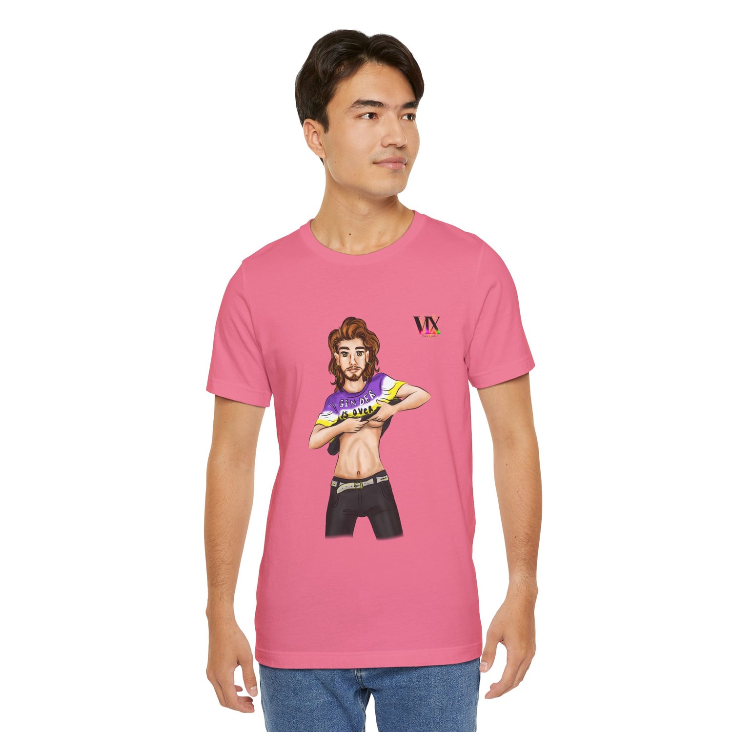 VOCE LINDX Classic Fit Cotton T‑Shirt – 100 % Airlume Combed &amp; Ring‑Spun Cotton – Lightweight, Breathable Tee