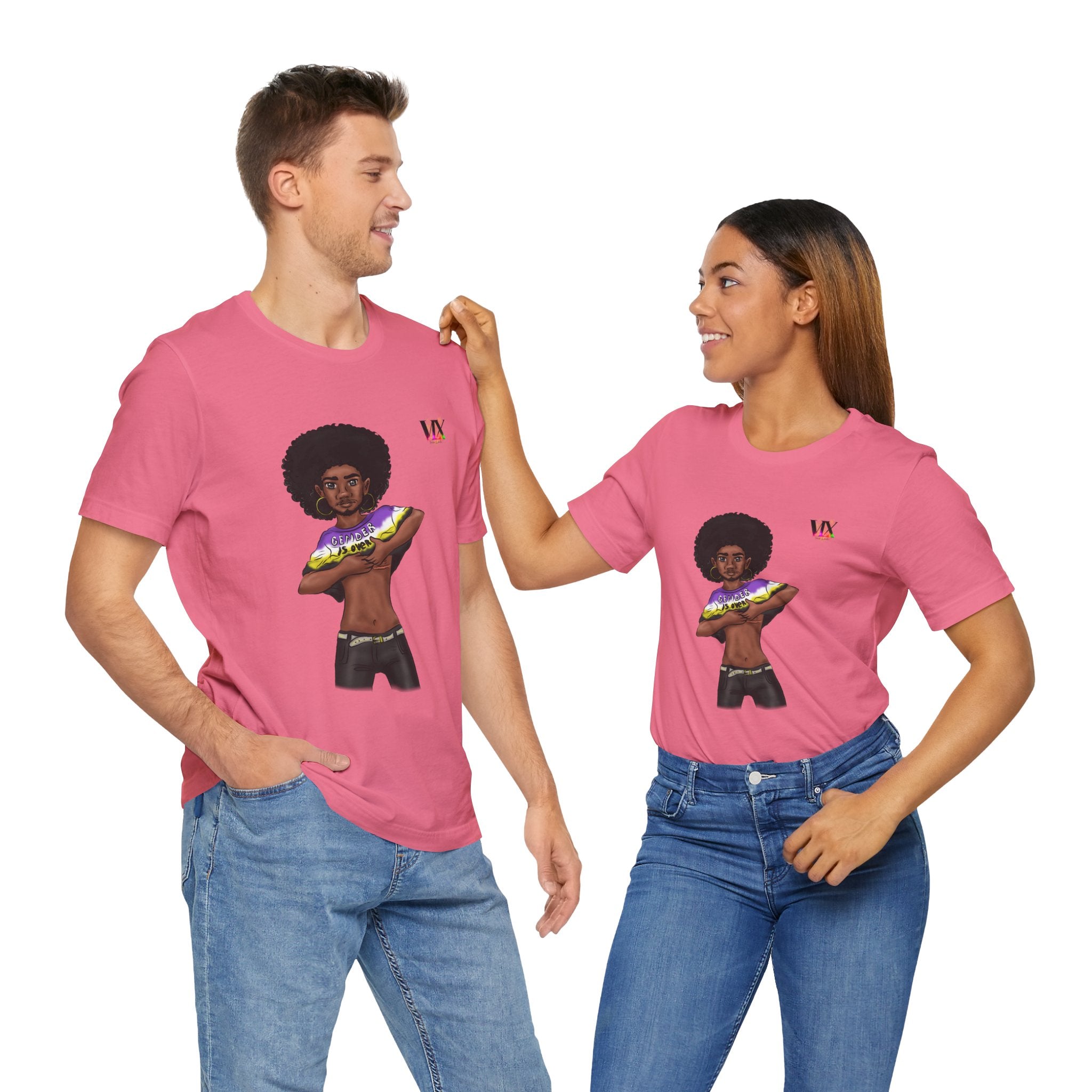 VOCE LINDX Classic Fit T‑Shirt – 100 % Airlume Cotton, Lightweight &amp; Breathable Tee