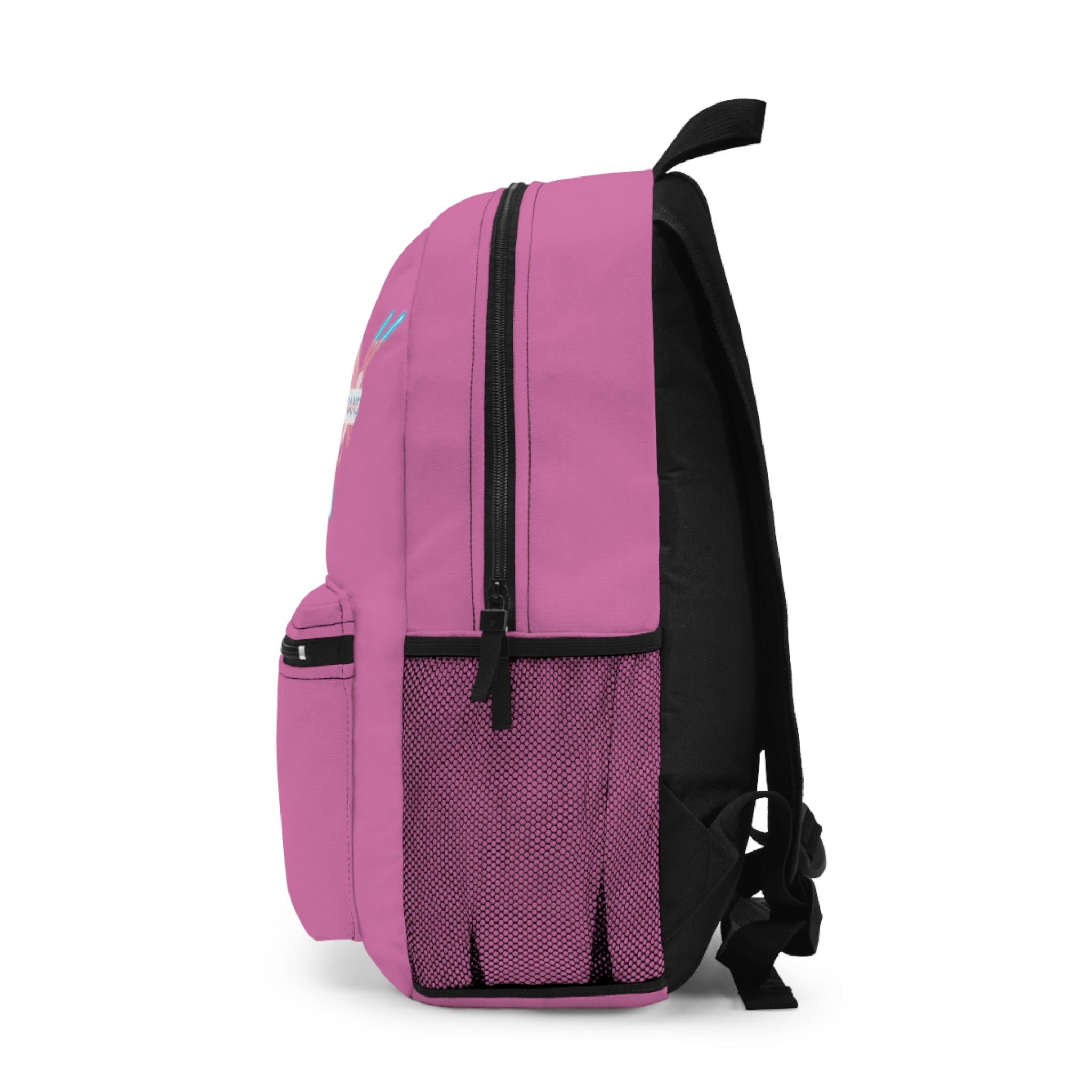 VOCE LINDX ‘Trans em Trans’ Pink Backpack – Lightweight, Water-Resistant Bag with LGBTQIA+ Pride Design