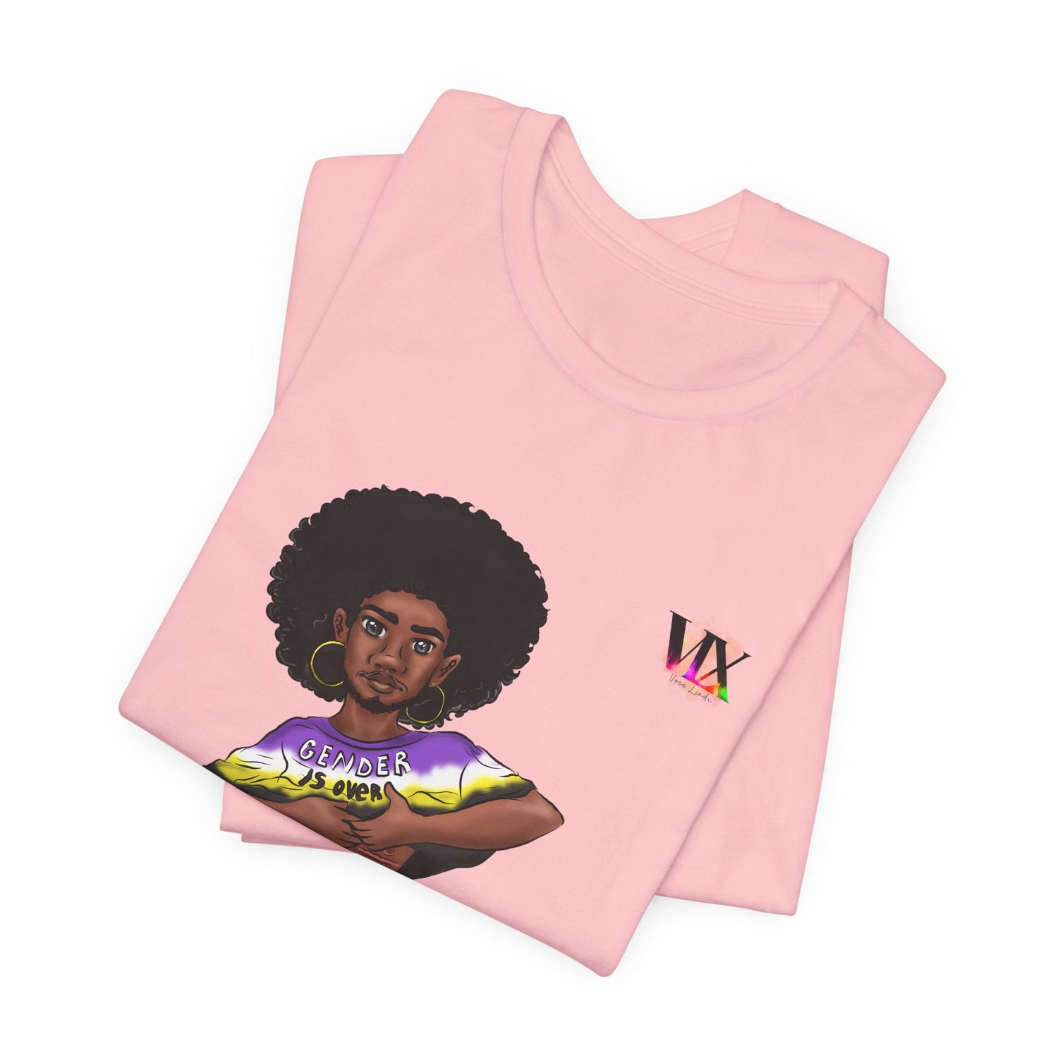 VOCE LINDX Classic Fit T‑Shirt – 100 % Airlume Cotton, Lightweight &amp; Breathable Tee