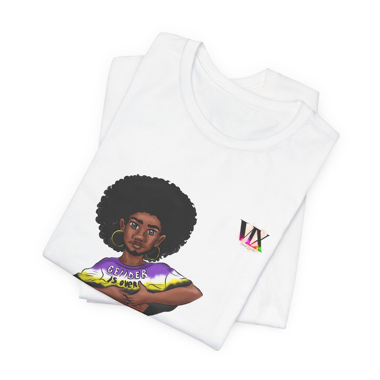 VOCE LINDX Classic Fit T‑Shirt – 100 % Airlume Cotton, Lightweight &amp; Breathable Tee