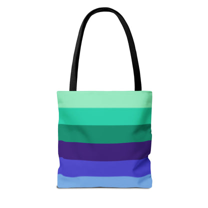 Gay Pride Flag Tote Bag – Durable Polyester, Multiple Sizes &amp; Handle Colors | Inclusive LGBTQIA+ Accessory | Voce Lindx