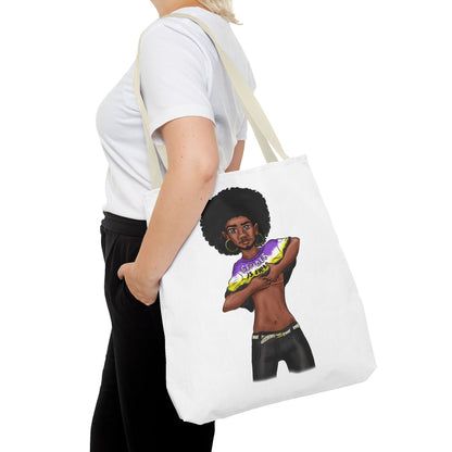 Gender Is Over Tote Bag – Gender-Free, Black Representation Art, Durable Polyester, Multiple Sizes | Inclusive LGBTQIA+ Accessory | Voce Lindx