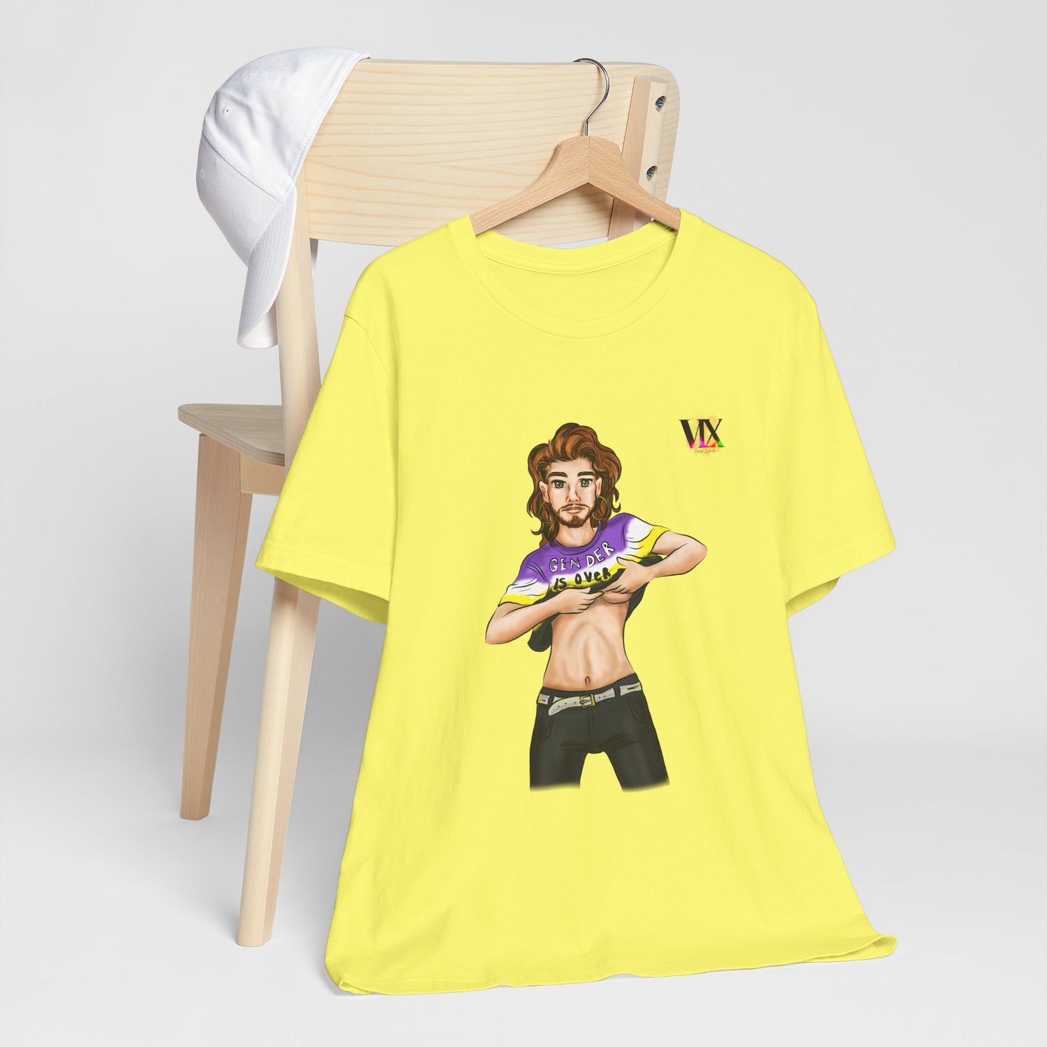 VOCE LINDX Classic Fit Cotton T‑Shirt – 100 % Airlume Combed &amp; Ring‑Spun Cotton – Lightweight, Breathable Tee