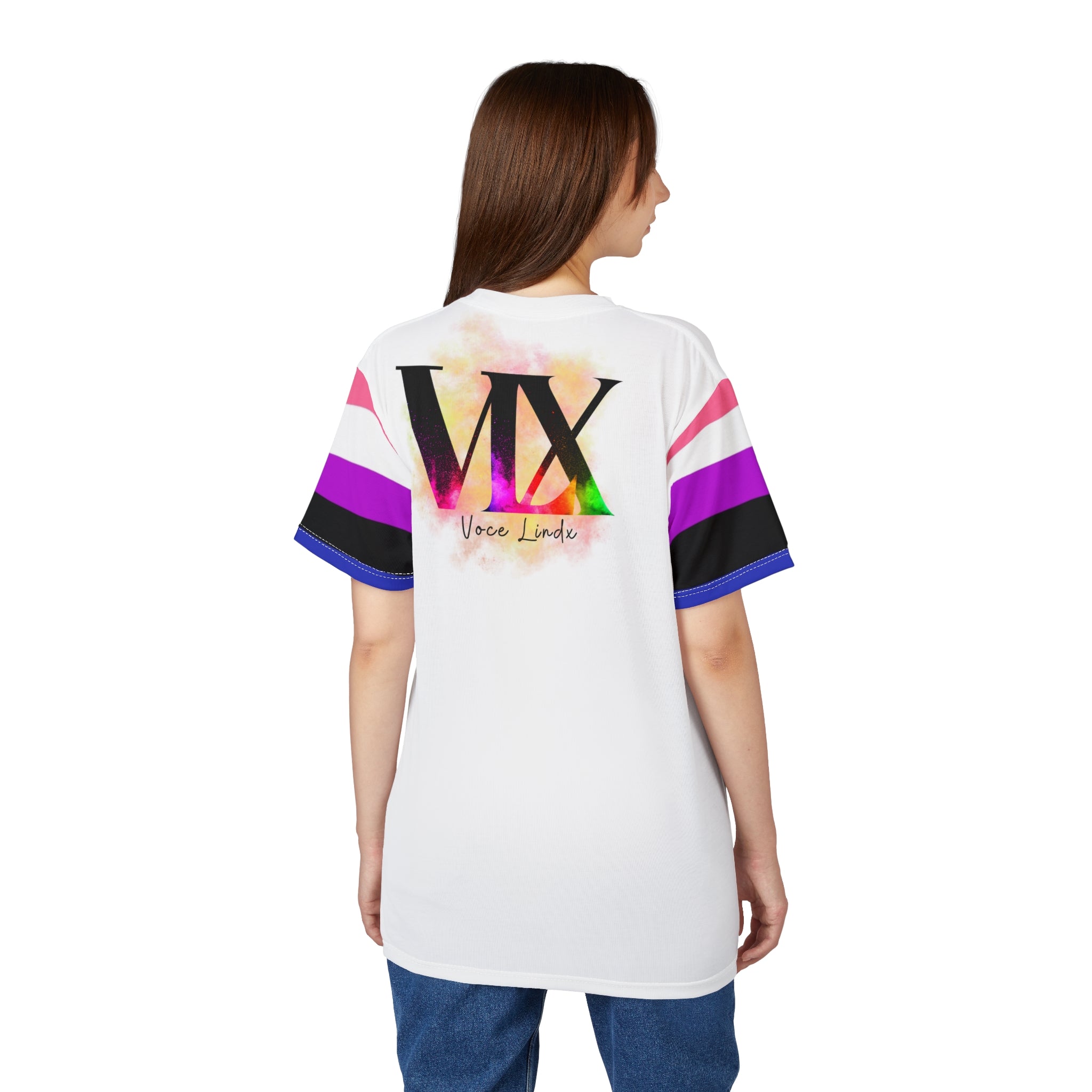 Genderqueer Pride VLX Tee – Gender-Free, Lightweight Microfiber Knit, Inclusive LGBTQIA+ Fashion | Voce Lindx