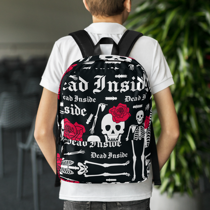 Dead Inside Backpack – Exclusive Print, Vegan &amp; Eco-Friendly, Water-Resistant | Voce Lindx