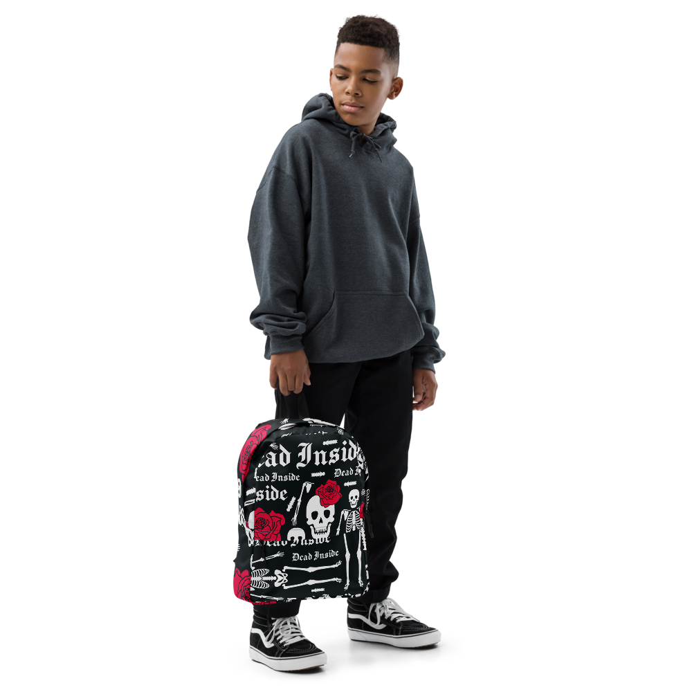 Dead Inside Backpack – Exclusive Print, Vegan &amp; Eco-Friendly, Water-Resistant | Voce Lindx