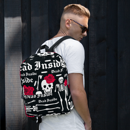 Dead Inside Backpack – Exclusive Print, Vegan &amp; Eco-Friendly, Water-Resistant | Voce Lindx