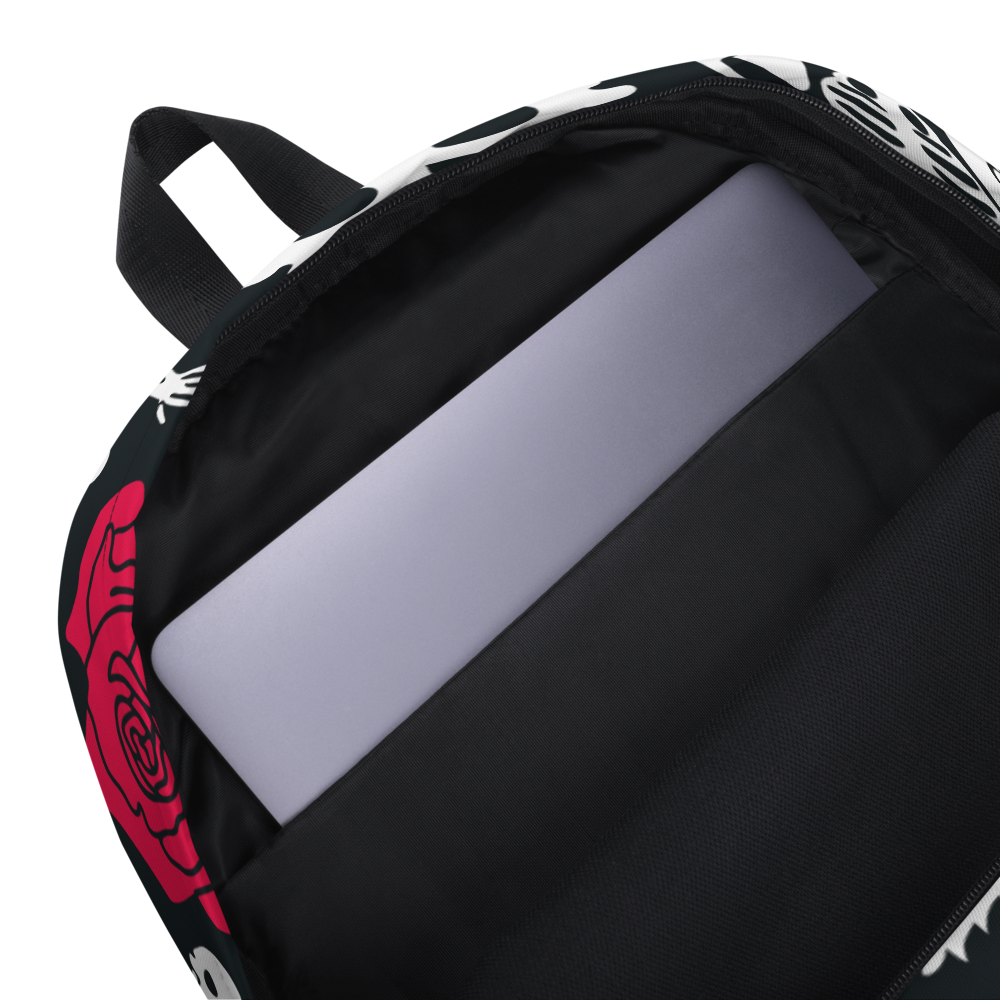 Dead Inside Backpack – Exclusive Print, Vegan &amp; Eco-Friendly, Water-Resistant | Voce Lindx