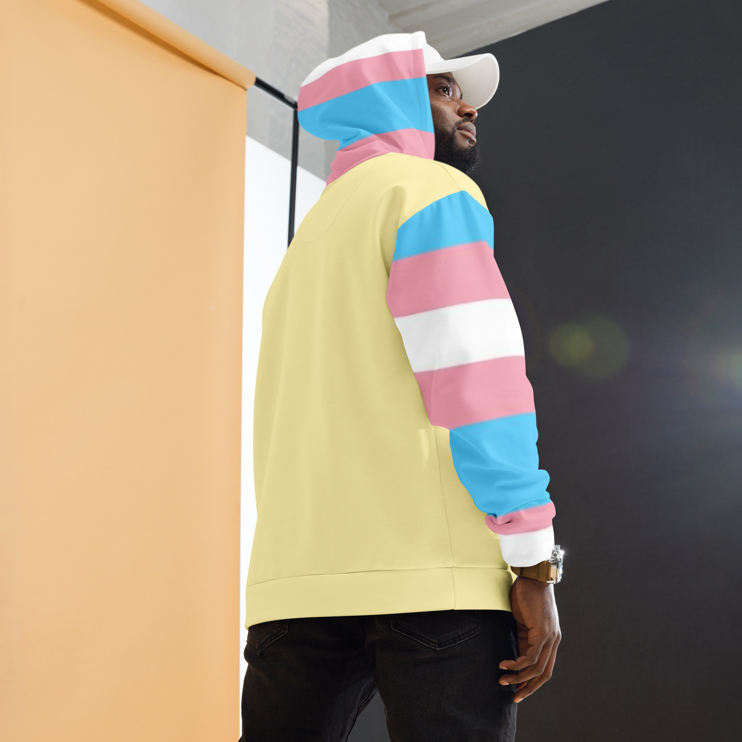 Trans + Non-Binary Flag Hoodie – Inclusive Pride Fashion | Comfortable &amp; Gender-Free Statement Wear