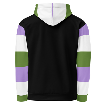 Genderqueer Pride Hoodie – Empowering Statement Design | Soft &amp; Durable Fit