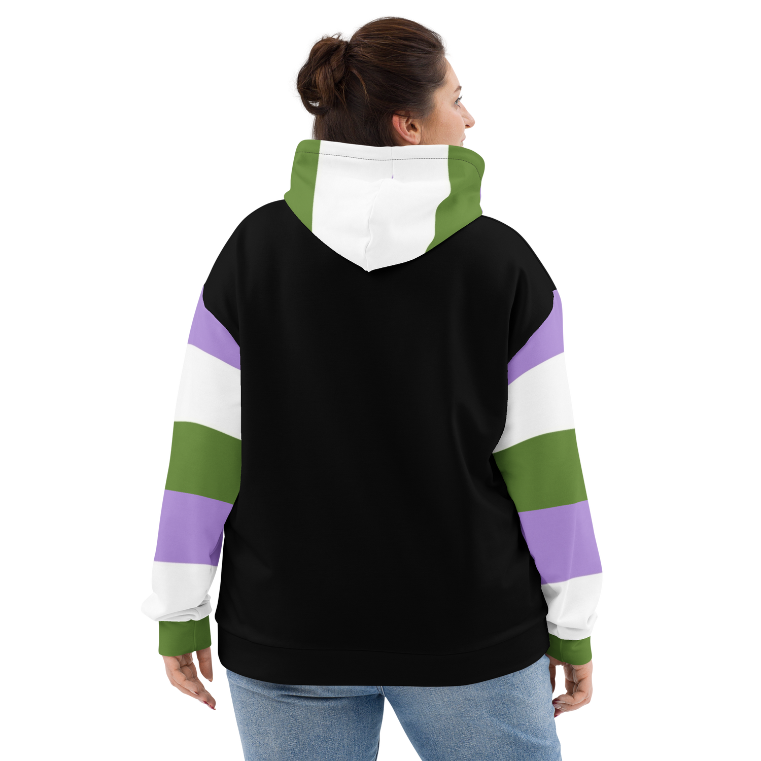 Genderqueer Pride Hoodie – Empowering Statement Design | Soft &amp; Durable Fit