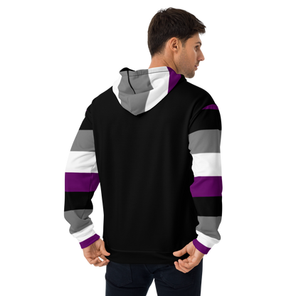 Asexual Pride Flag Hoodie – Comfortable, Empowering &amp; Authentic Style