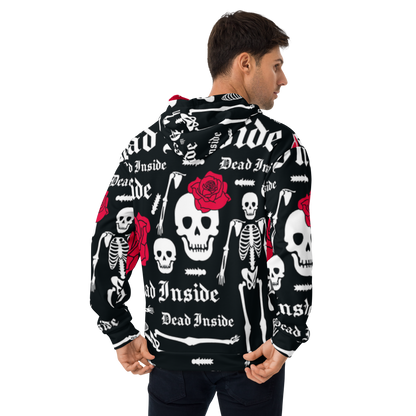 Skull &amp; Flowers Hoodie – “They” Identity Design | Bold &amp; Inclusive